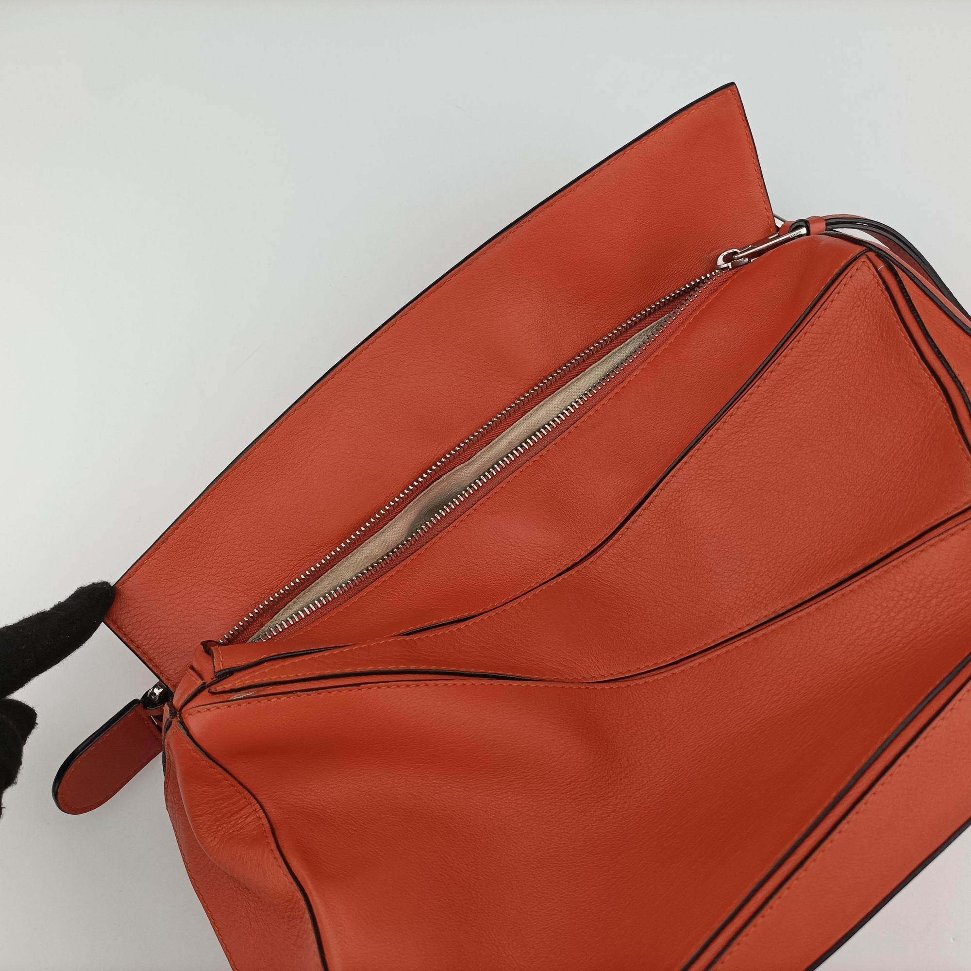 Puzzle Bag Medium Orange Leather 471504パズルバッグ ミディアム オレンジ レザー 471504
