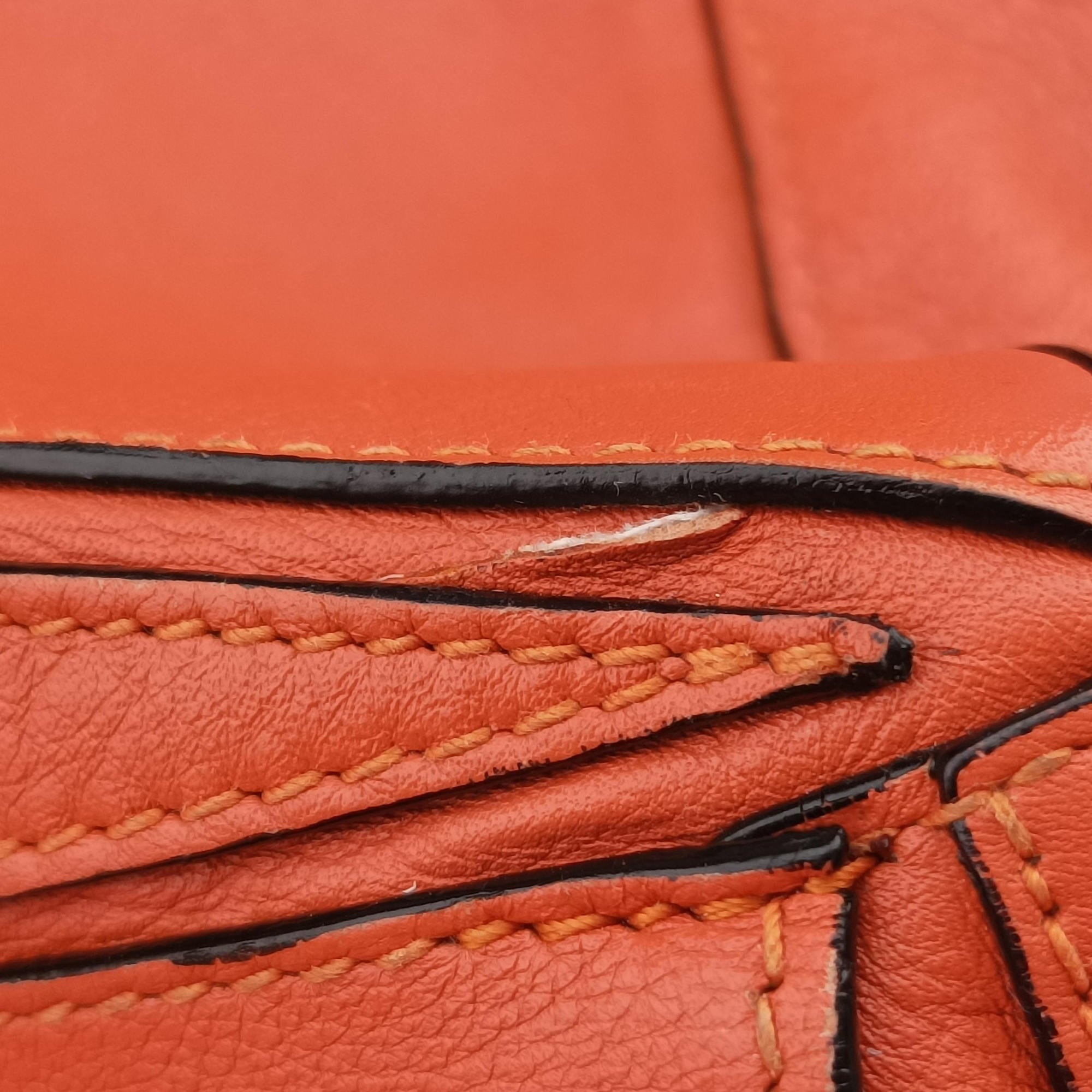 Puzzle Bag Medium Orange Leather 471504パズルバッグ ミディアム オレンジ レザー 471504