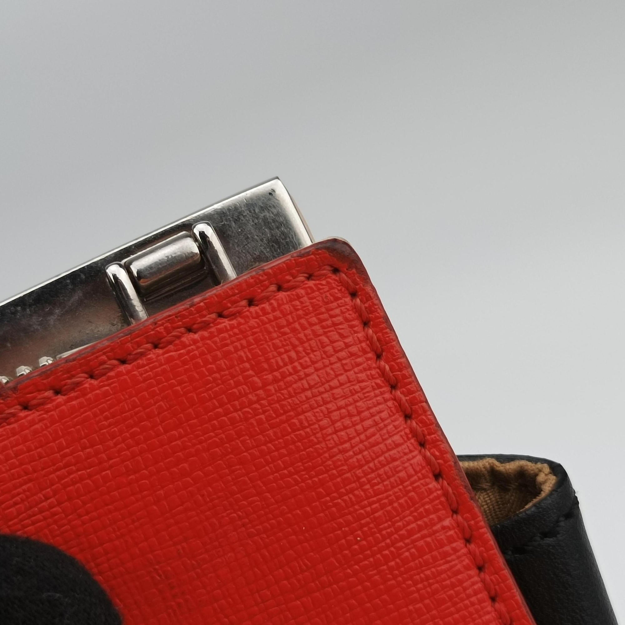 Demi Jour Red × Brown Leather 8BT222 8BT222-N5N 148-2372デミジュール レッド × ブラウン レザー 8BT222 8BT222-N5N 148-2372