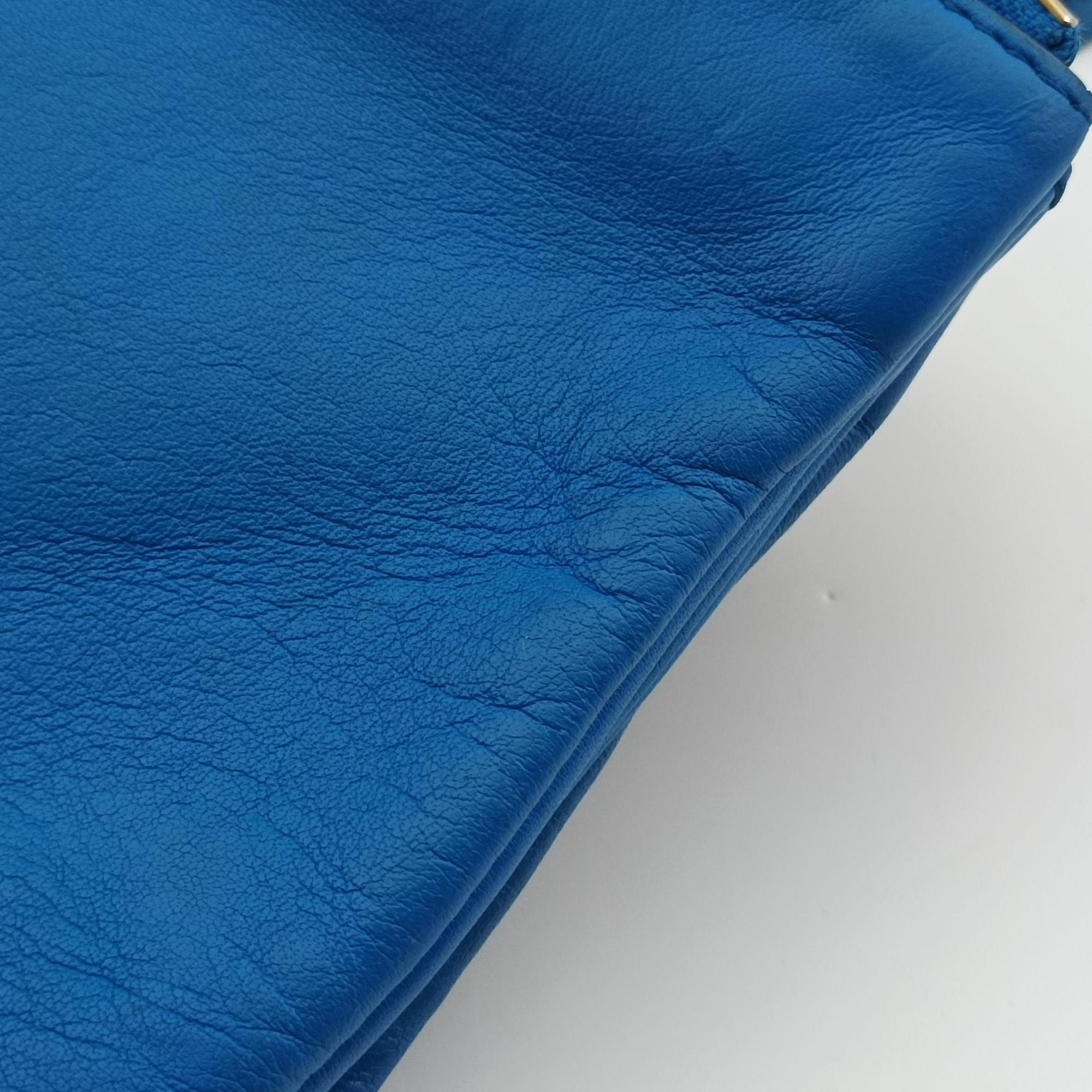 TRIO Blue Leather W-PA-0162トリオ ブルー レザー W-PA-0162