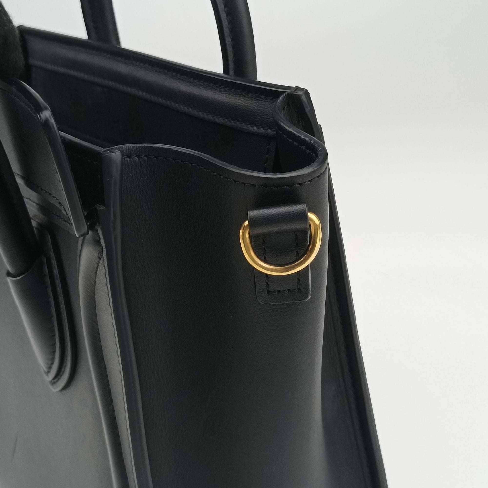 luggage nano shopper Black Leather U-AT-0242 U-CU-0262ラゲージナノショッパー ブラック レザー U-AT-0242 U-CU-0262