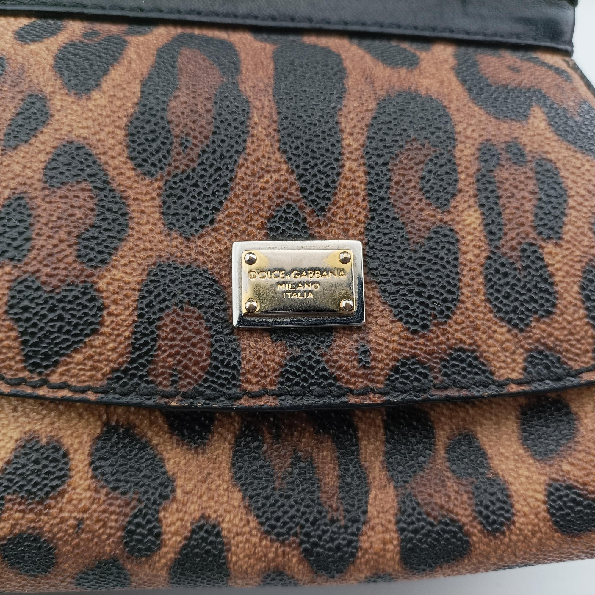 SICILY Leopard Multicolour PVC coated canvas シシリー レオパード マルチカラー PVCコーティングキャンバス