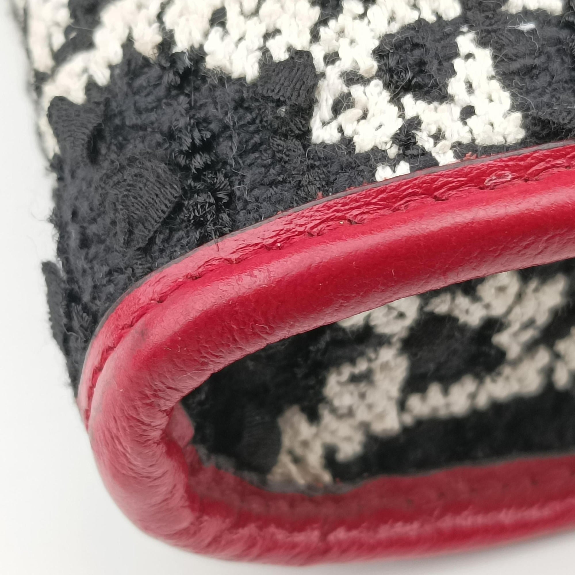 Rajah Black × Red × Multi Tweed × Leather 537219 G030589910ラジャ ブラック×レッド×マルチ ツイード×レザー 537219 G030589910