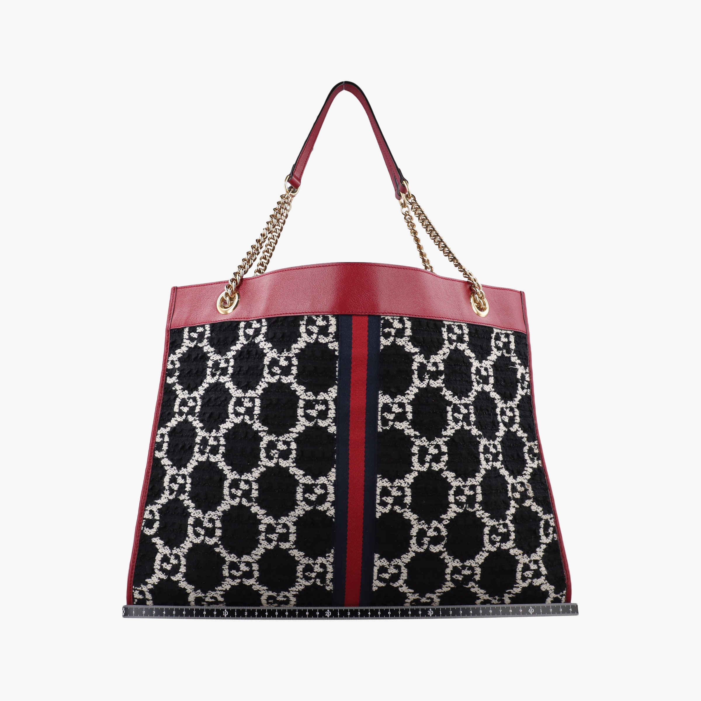 Rajah Black × Red × Multi Tweed × Leather 537219 G030589910ラジャ ブラック×レッド×マルチ ツイード×レザー 537219 G030589910