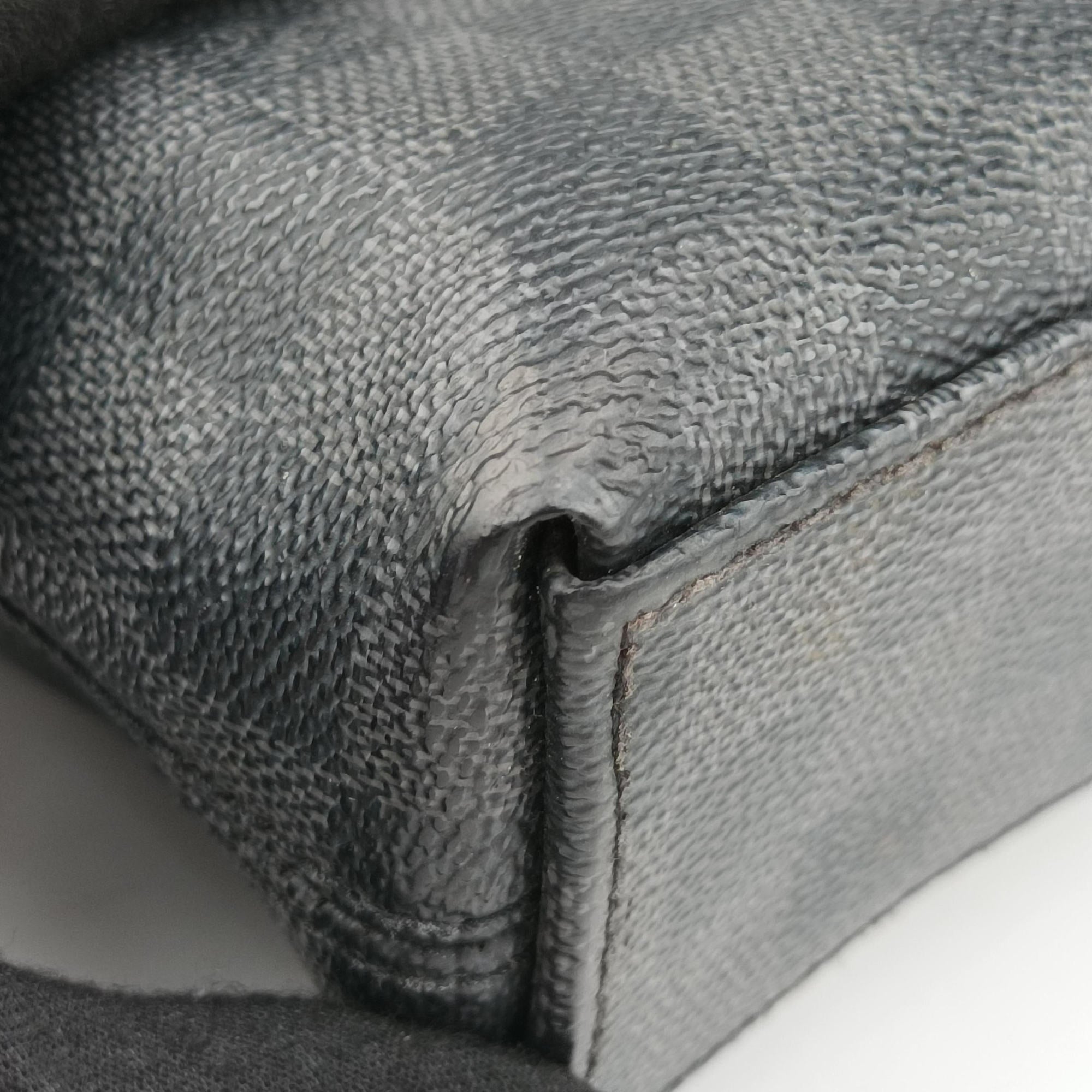 Porte Documents Jour Noir Damier Graphite N48224 SR2143ポルトドキュマン ジュール ノワール ダミエ グラフィット N48224 SR2143
