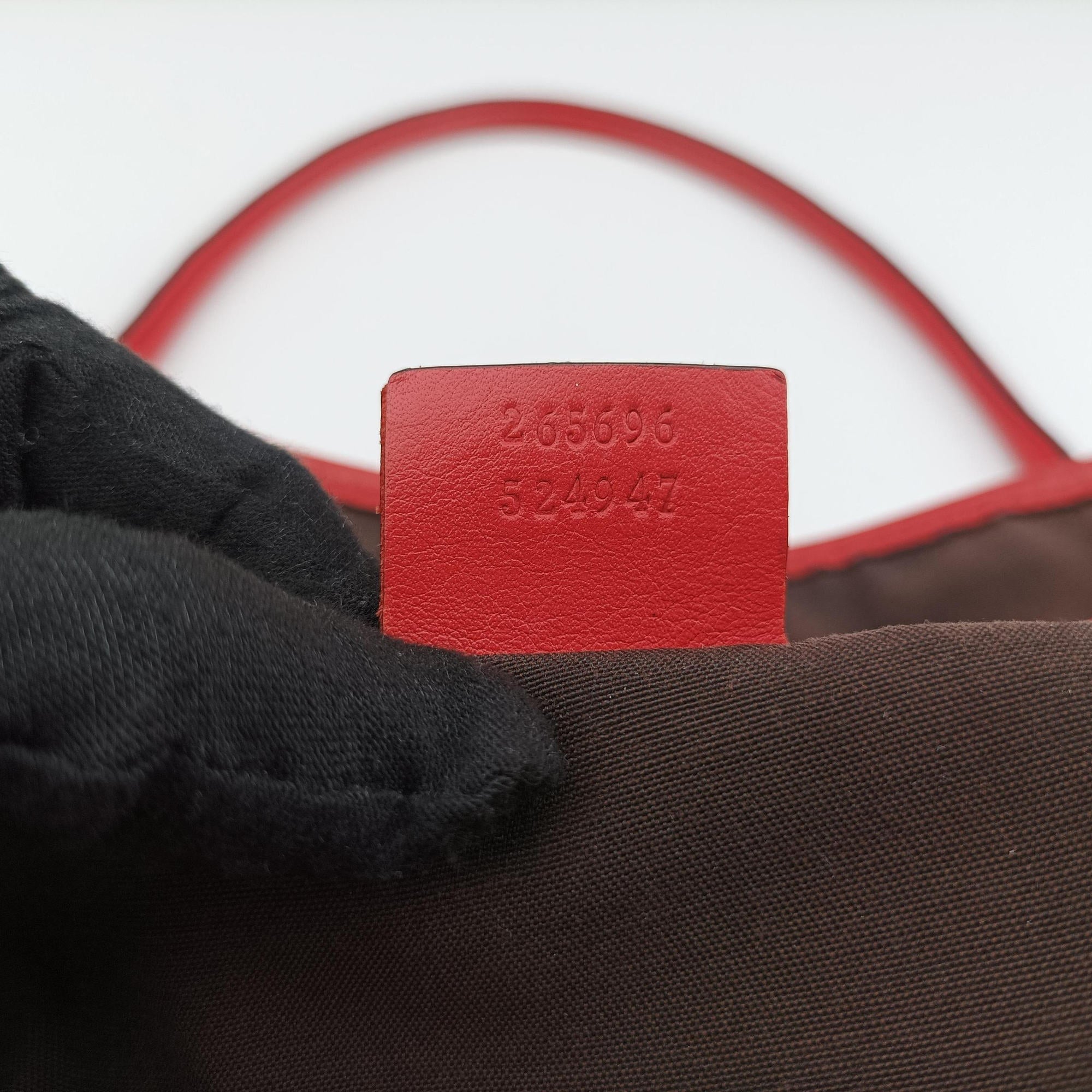 guccissima Red Leather 265696 F017957373グッチシマ レッド レザー 265696 F017957373