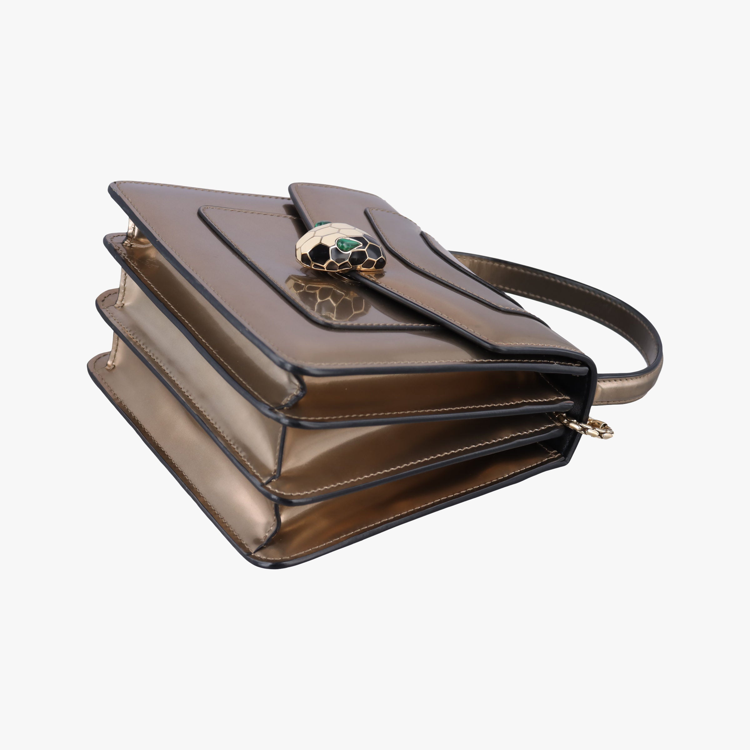 SERPENTI FOREVER Golden Enamel 2608461Yセルペンティ フォーエバー ゴールド エナメル 2608461Y