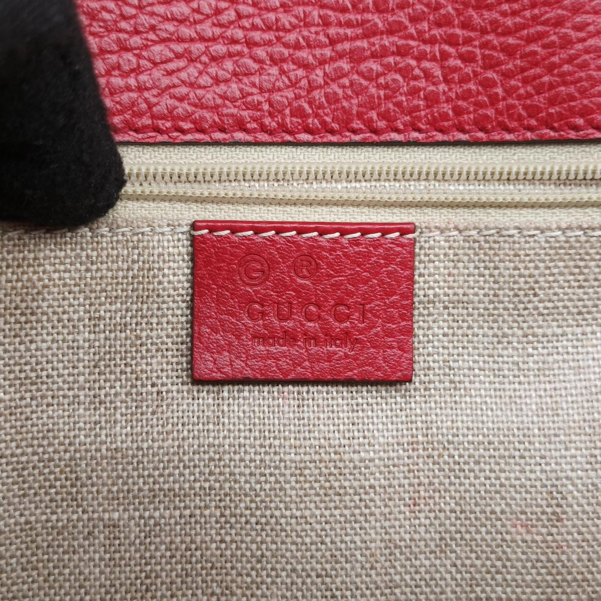 Interlocking G Red Leather 510303 D025270845インターロッキングG レッド レザー 510303 D025270845