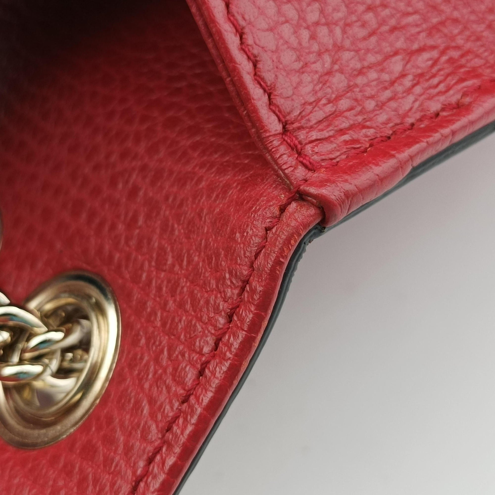 Interlocking G Red Leather 510303 D025270845インターロッキングG レッド レザー 510303 D025270845