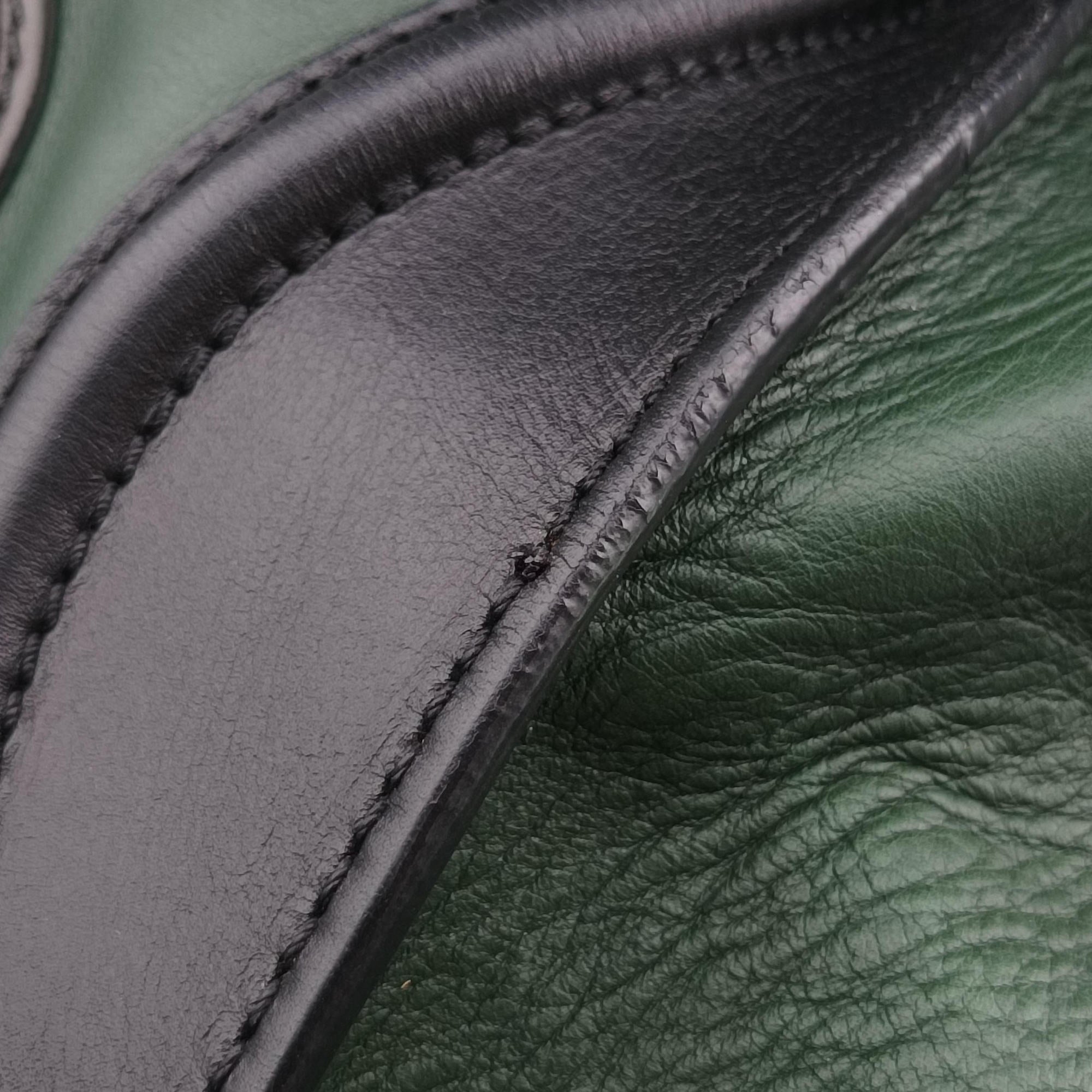Luggage Mini Shopper Green×black Leather F-AT-0171 F-MM-0181ラゲージミニショッパー グリーン×ブラック レザー F-AT-0171 F-MM-0181