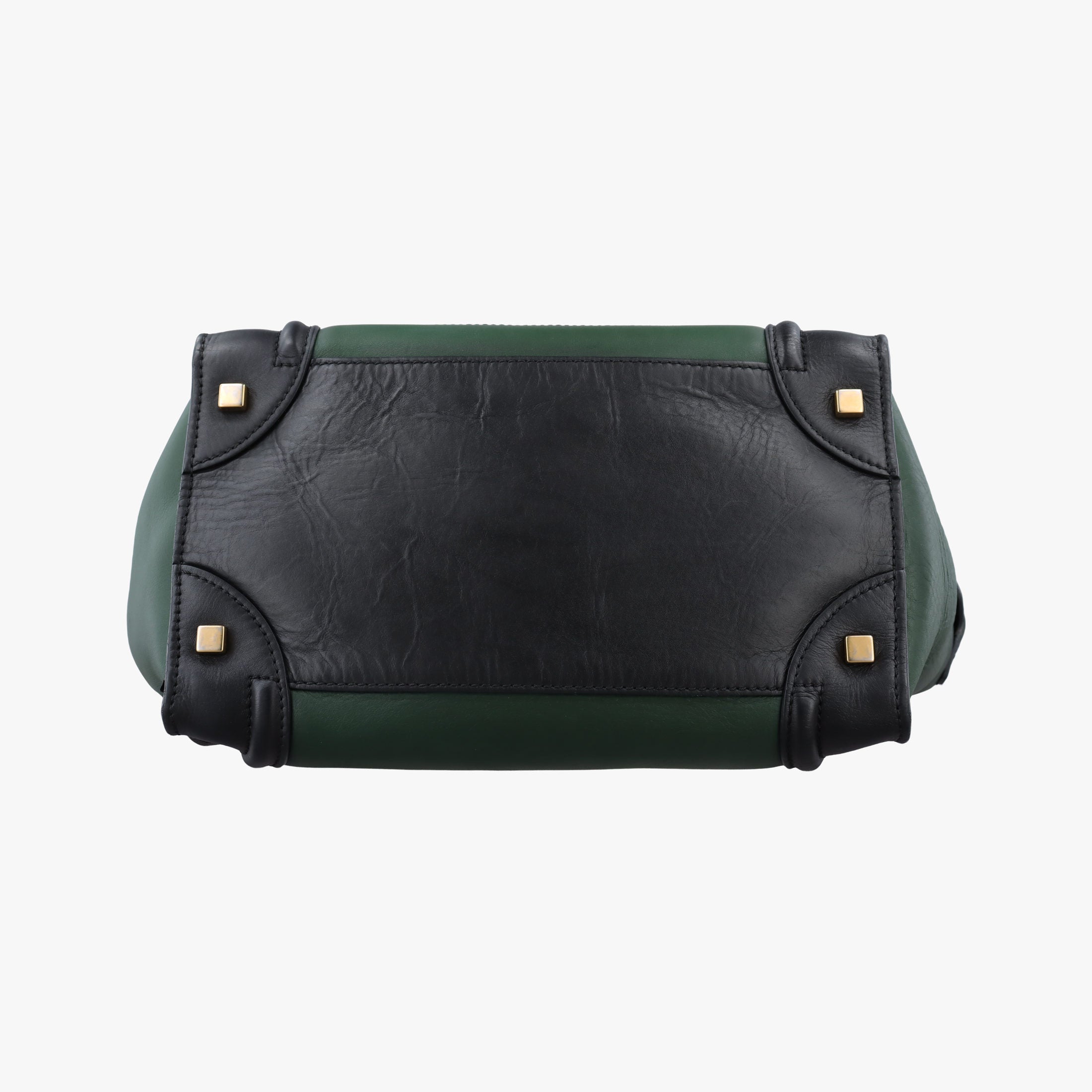 Luggage Mini Shopper Green×black Leather F-AT-0171 F-MM-0181ラゲージミニショッパー グリーン×ブラック レザー F-AT-0171 F-MM-0181