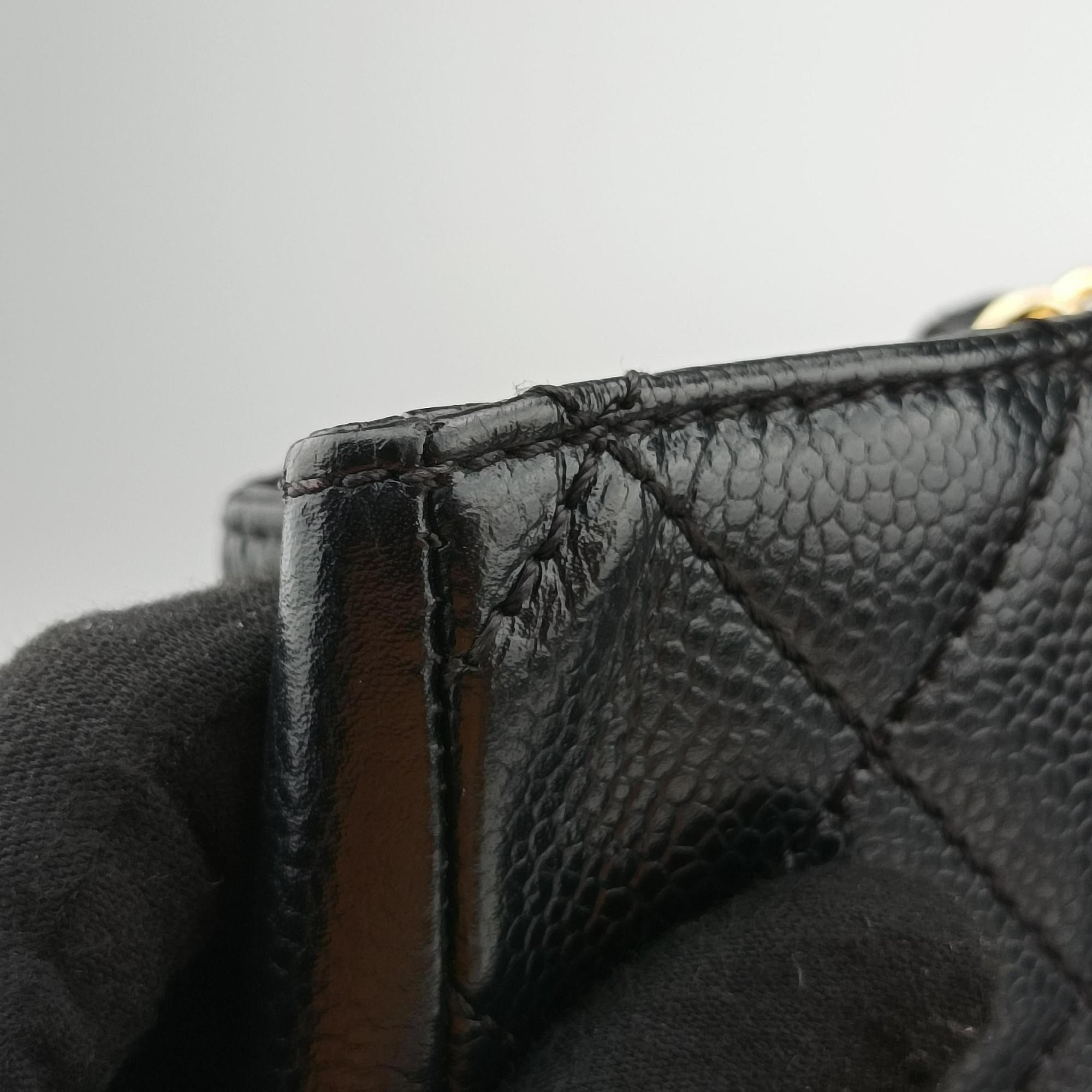 Matelasse Cocomark GST Black caviar skin A50995 17775799マトラッセ ココマークGST ブラック キャビアスキン A50995 17775799