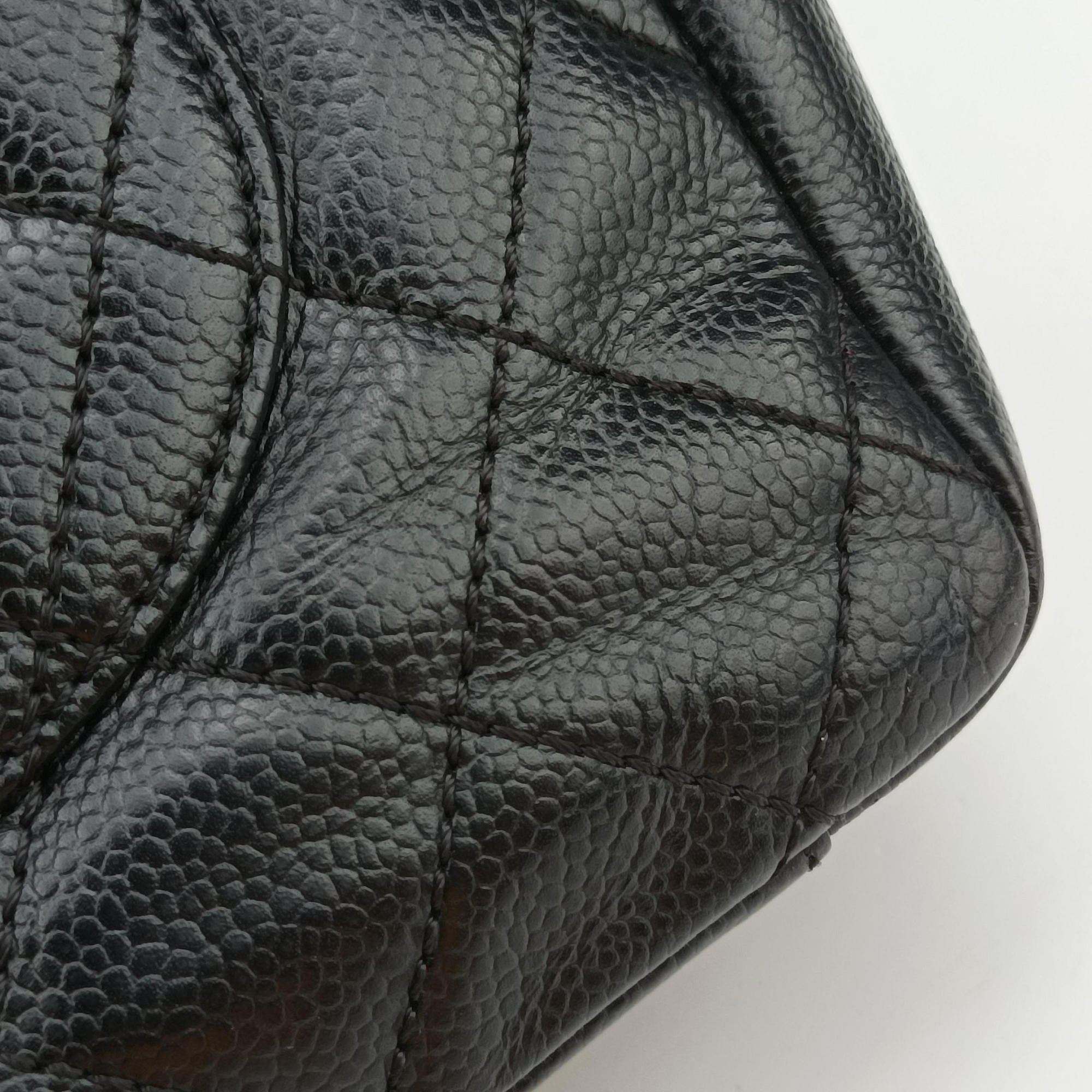 Matelasse Cocomark GST Black caviar skin A50995 17775799マトラッセ ココマークGST ブラック キャビアスキン A50995 17775799