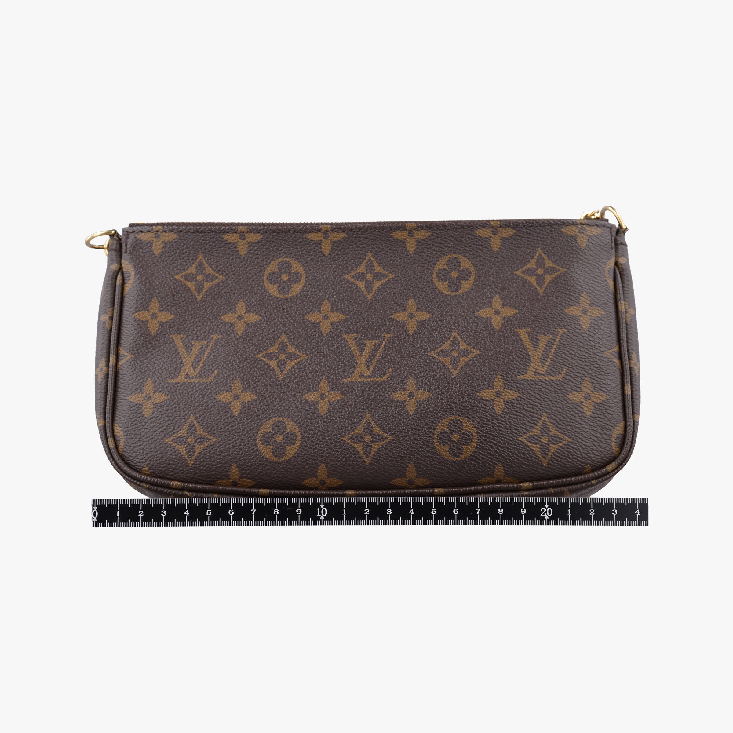 MULTI POCHETTE ACCESSOIRES MARRON×ROSE CLAIRE Monogram Canvas M44840 IC Chipミュルティポシェットアクセソワール マロン×ローズ クレール モノグラムキャンバス M44840 ICチップ