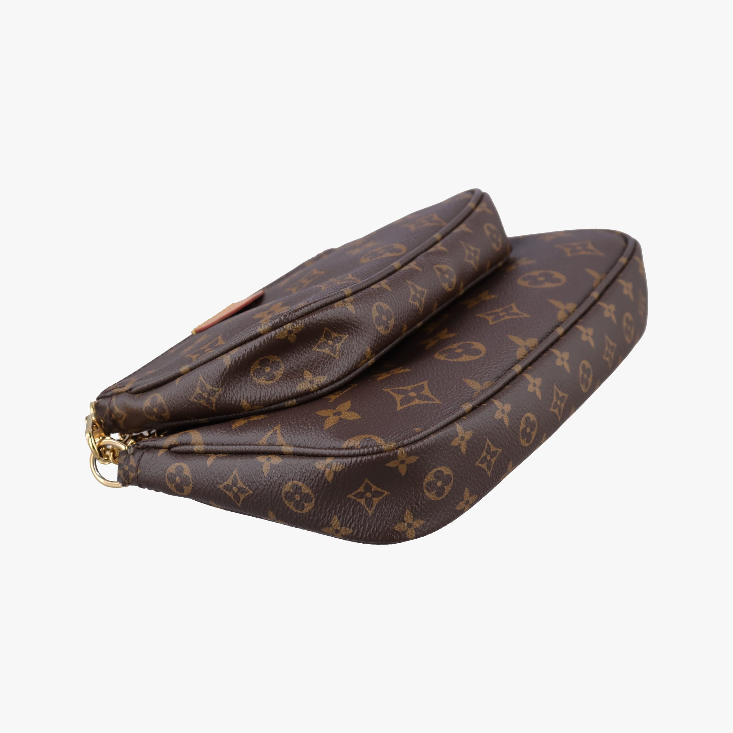 MULTI POCHETTE ACCESSOIRES MARRON×ROSE CLAIRE Monogram Canvas M44840 IC Chipミュルティポシェットアクセソワール マロン×ローズ クレール モノグラムキャンバス M44840 ICチップ