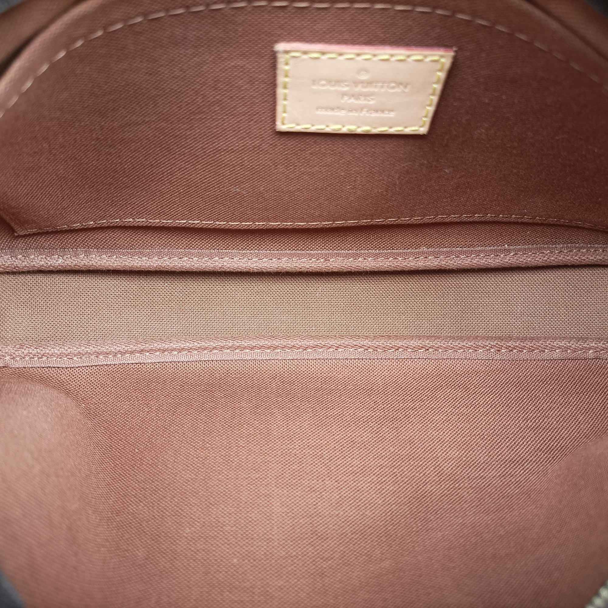 MULTI POCHETTE ACCESSOIRES MARRON×ROSE CLAIRE Monogram Canvas M44840 IC Chipミュルティポシェットアクセソワール マロン×ローズ クレール モノグラムキャンバス M44840 ICチップ