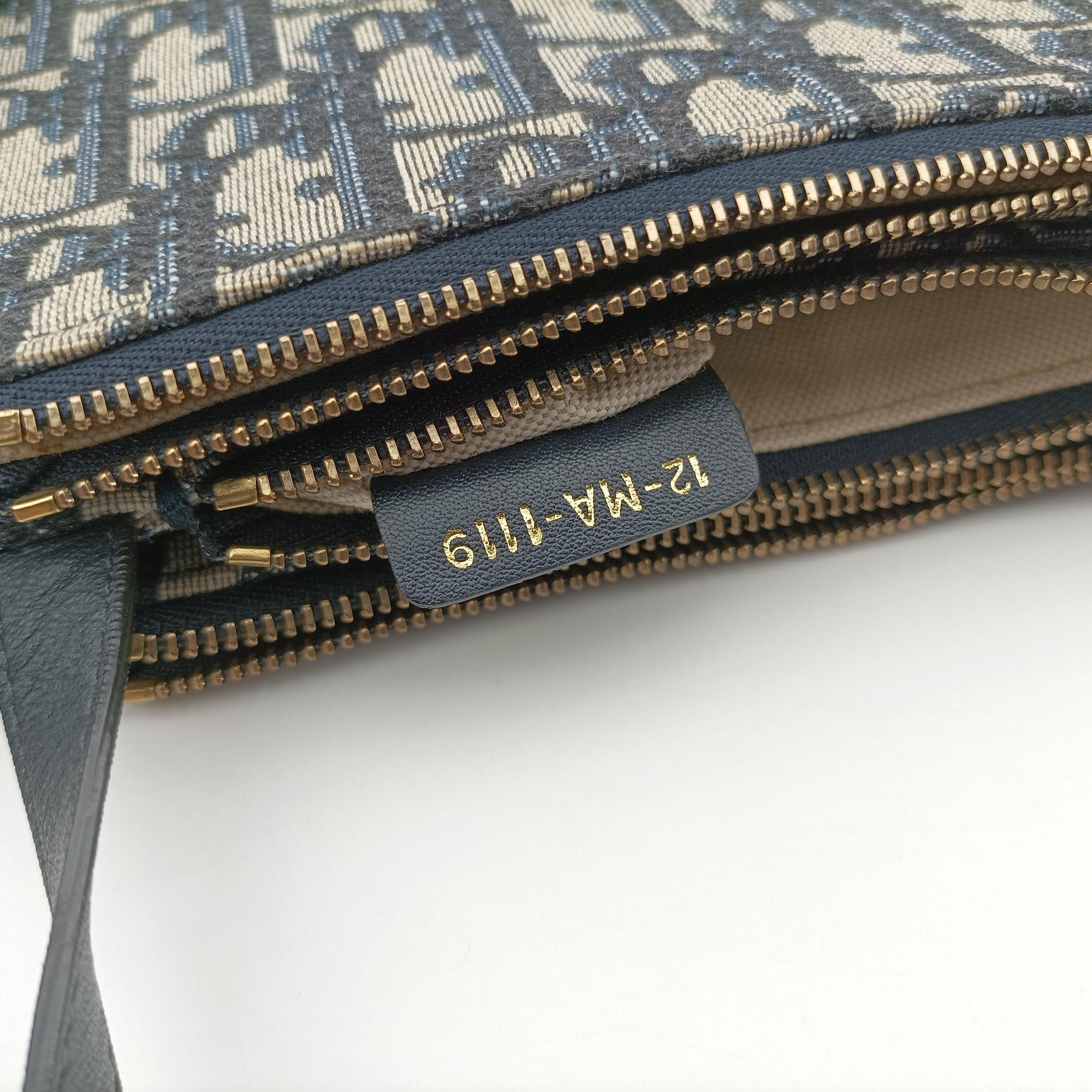 Saddle Navy×gray Jacquard 12-MA-1119サドル ネイビー×グレー ジャガード 12-MA-1119