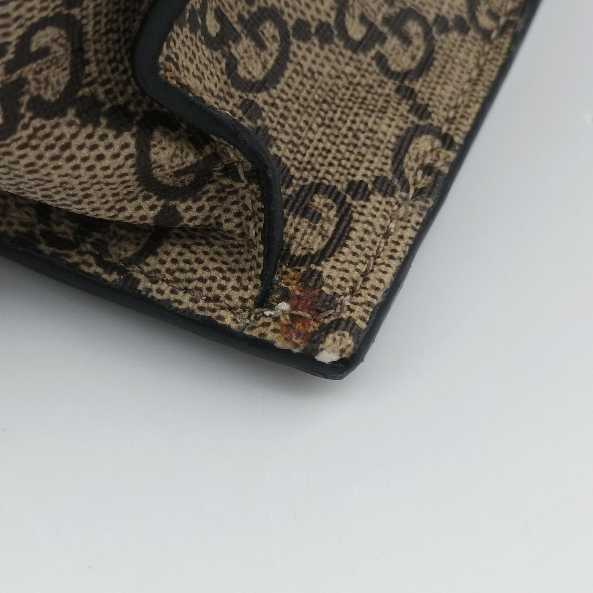 GG Supreme Bee Beige×black PVC coated canvas×Leather 450950 A029293727GGスプリーム キングスネーク ベージュ×ブラック PVCコーティングキャンバス×レザー 450950 A029293727