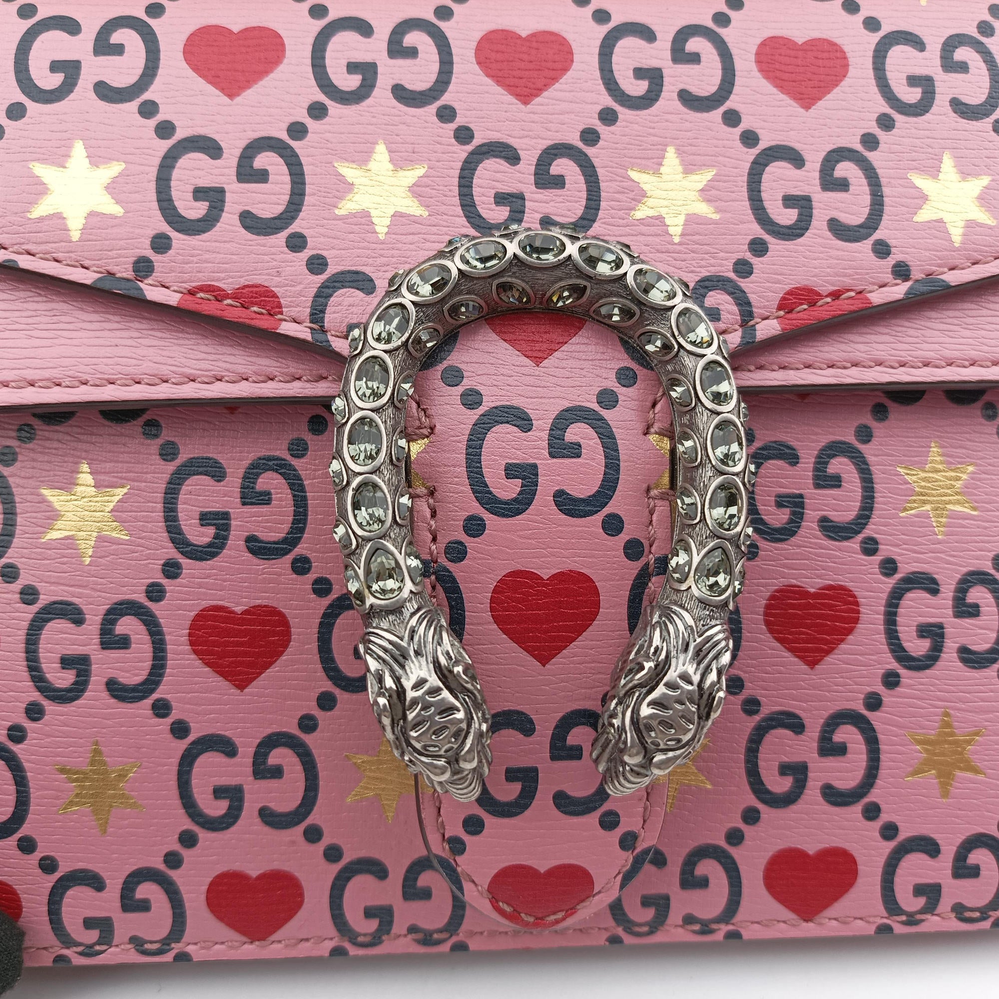 Dionysus pink×Multicolour Leather 421970 B03123834ディオニュソス ピンク×マルチ レザー 421970 B03123834