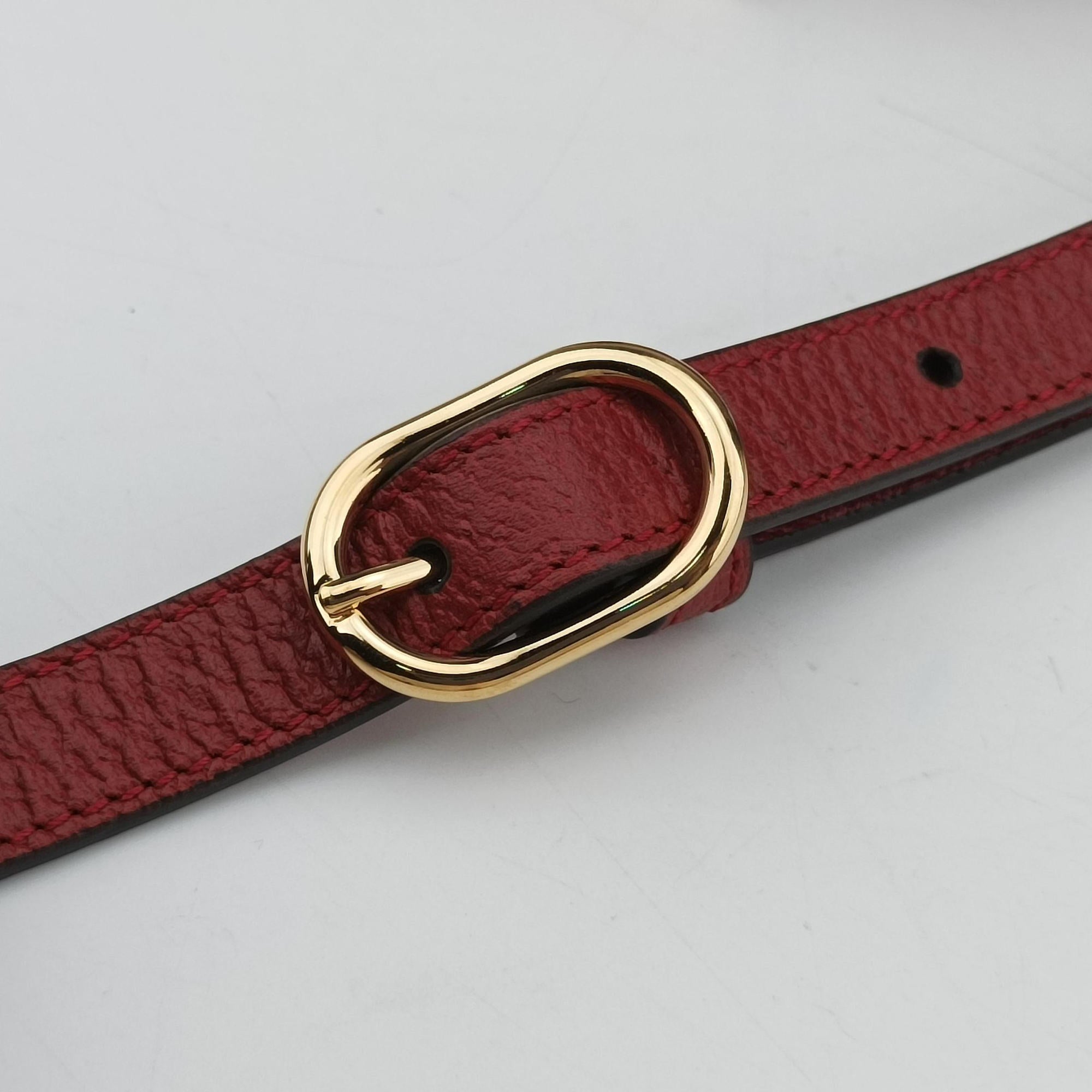 Ophidia Red×Multicolour PVC coated canvas×Leather 598661 オフィディア レッド×マルチカラー PVCコーティングキャンバス×レザー 598661