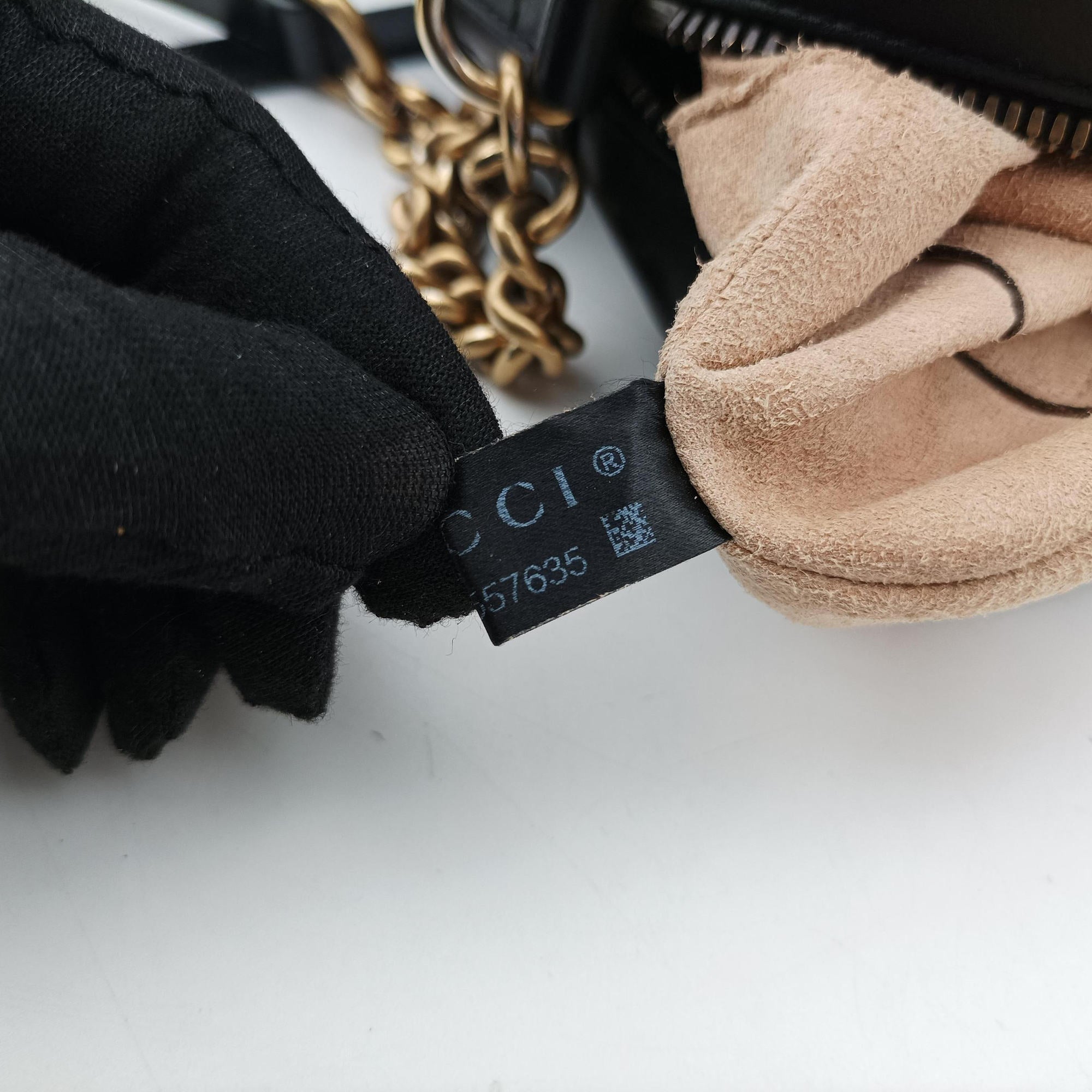 GG Marmont Black Leather 447632 D029557635GGマーモント ブラック レザー 447632 D029557635