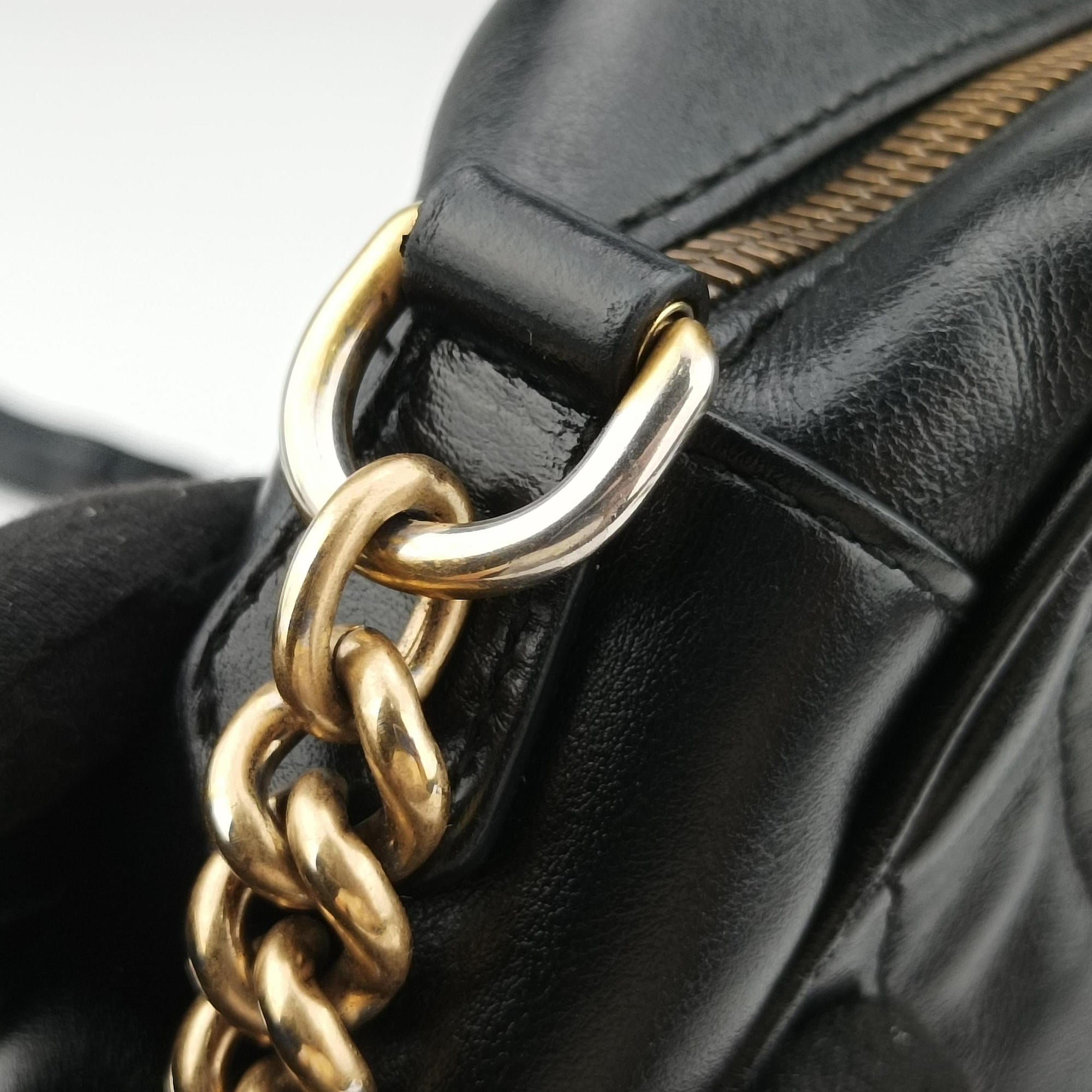 GG Marmont Black Leather 447632 D029557635GGマーモント ブラック レザー 447632 D029557635