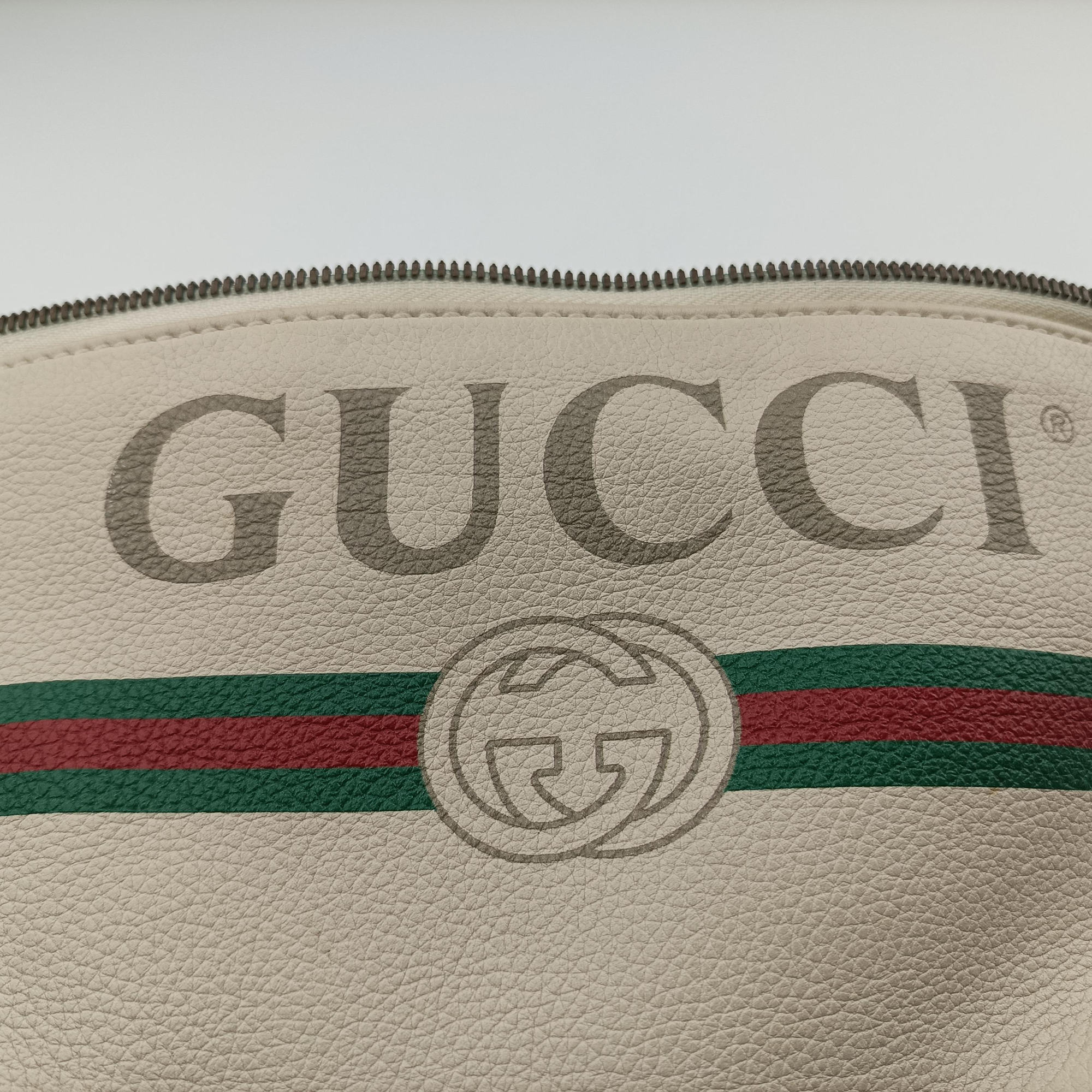 Print White Leather 530412 H024636084グッチプリント ホワイト レザー 530412 H024636084