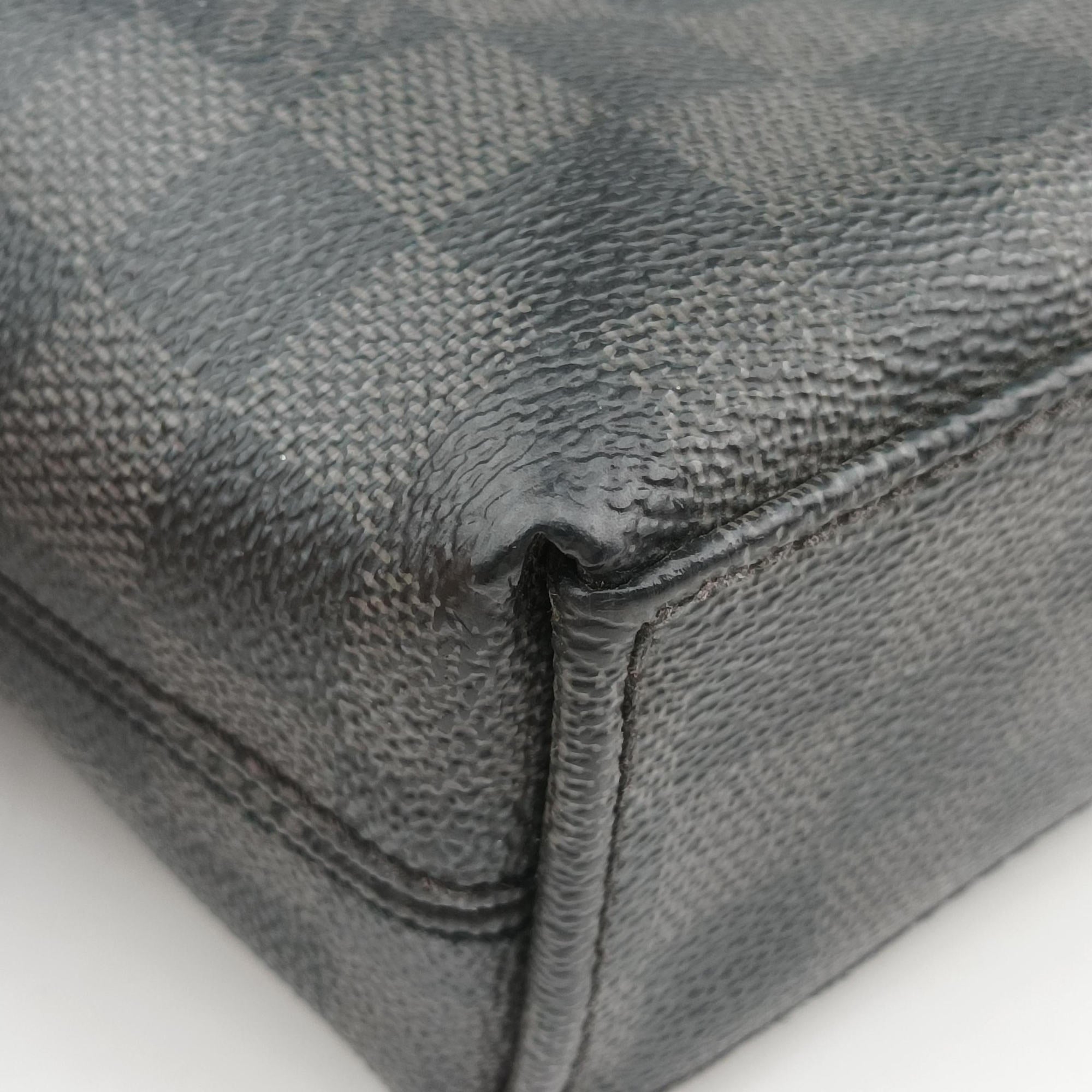 Porte Documents Jour Noir Damier Graphite N48224 SR3173ポルトドキュマン ジュール ノワール ダミエ グラフィット N48224 SR3173