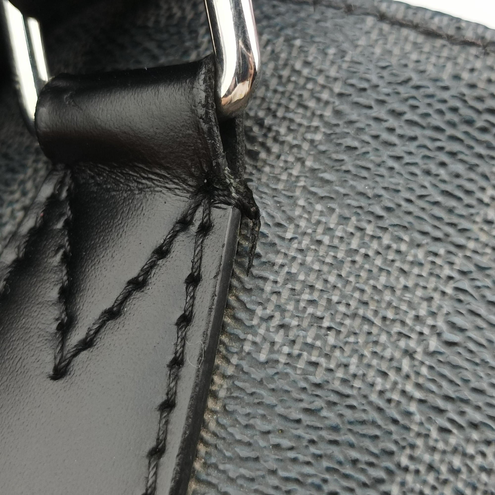 Porte Documents Jour Noir Damier Graphite N48224 SR3173ポルトドキュマン ジュール ノワール ダミエ グラフィット N48224 SR3173