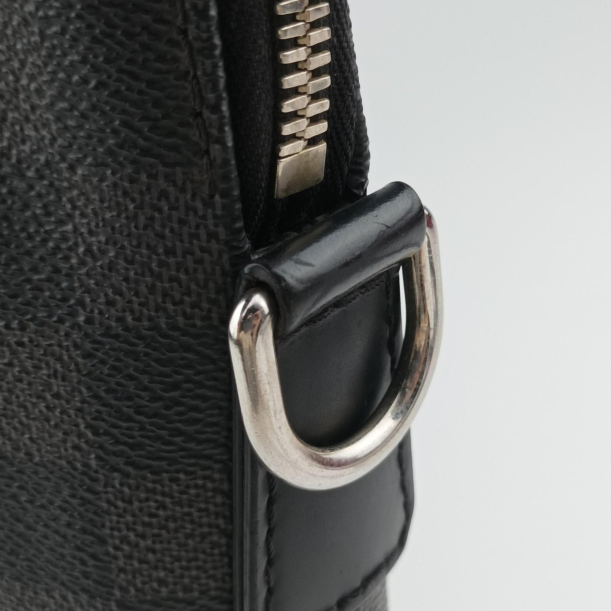 Porte Documents Jour Noir Damier Graphite N48224 SR3173ポルトドキュマン ジュール ノワール ダミエ グラフィット N48224 SR3173