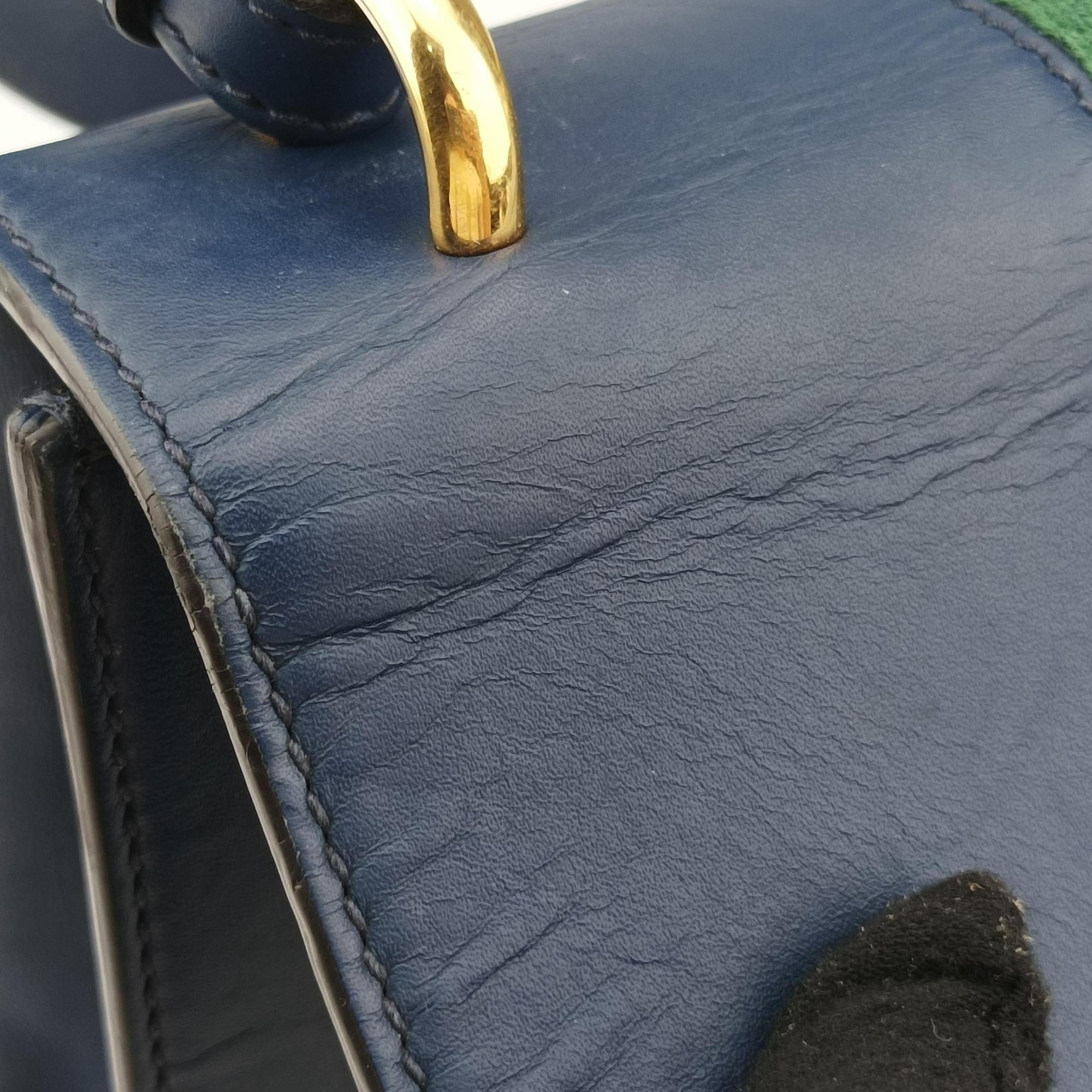 Sylvie Blue Leather 421882 B022500231シルヴィ ブルー レザー 421882 B022500231