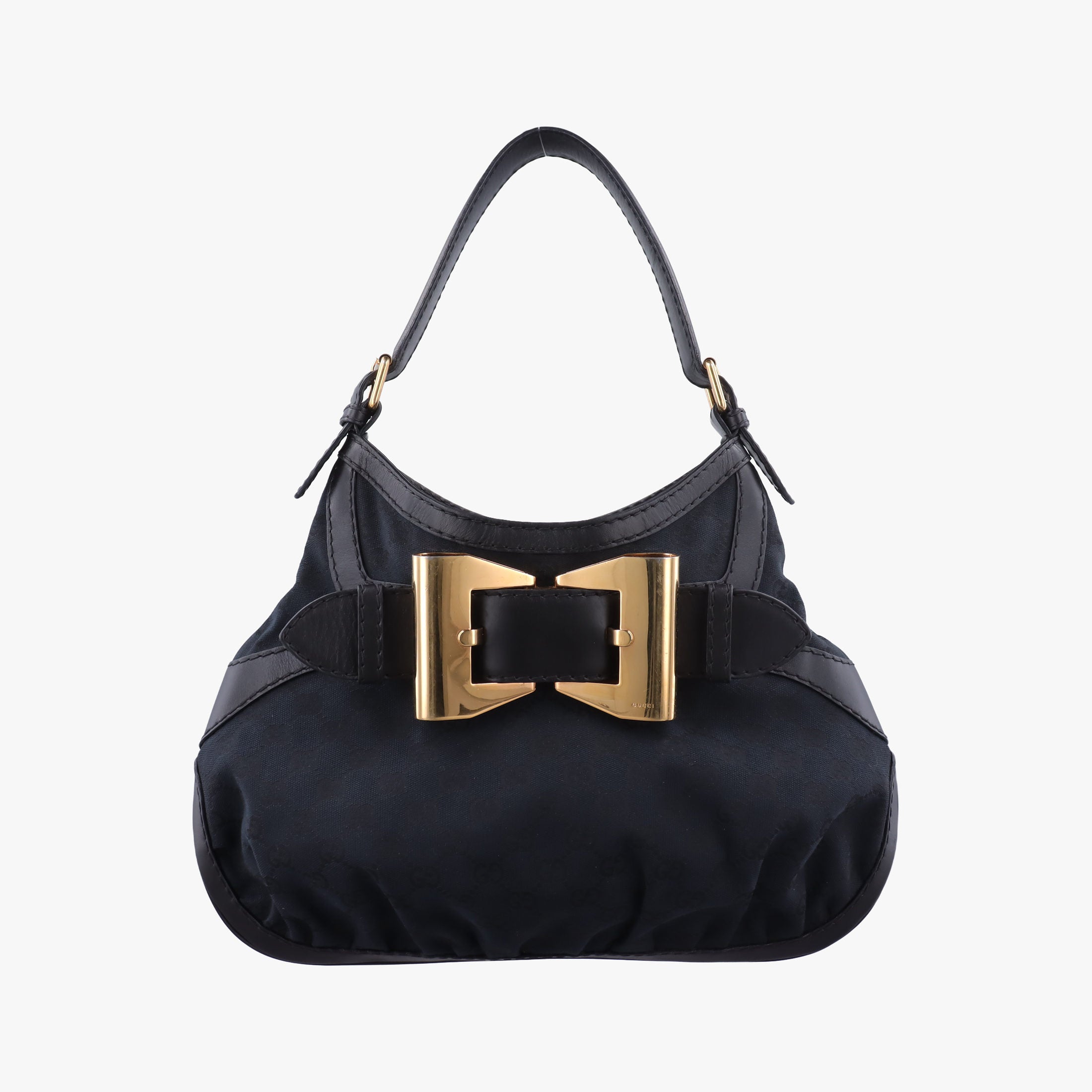 Queen Black canvas× leather 189885 H1546945クイーン ブラック キャンバス× レザー 189885 H1546945