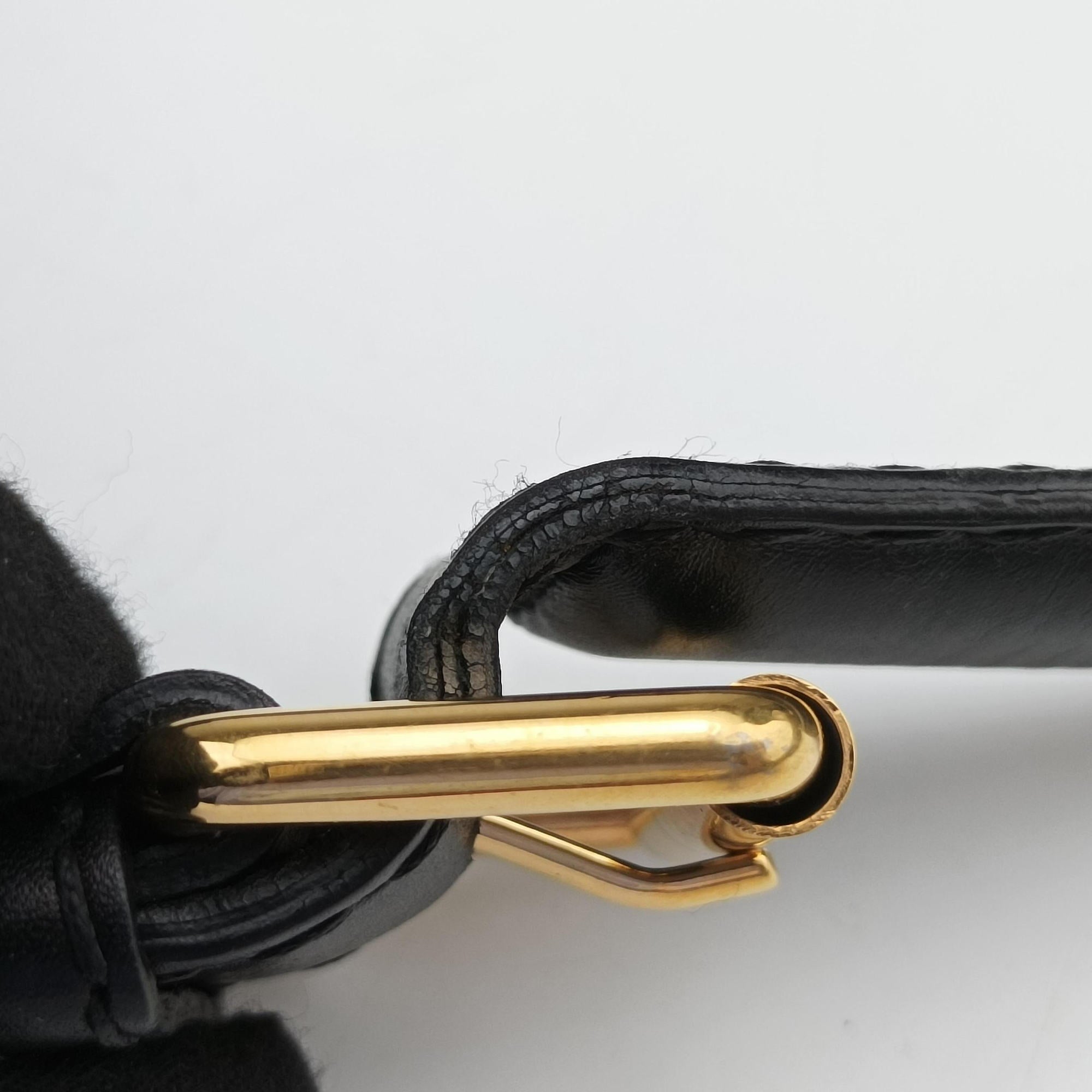 Queen Black canvas× leather 189885 H1546945クイーン ブラック キャンバス× レザー 189885 H1546945