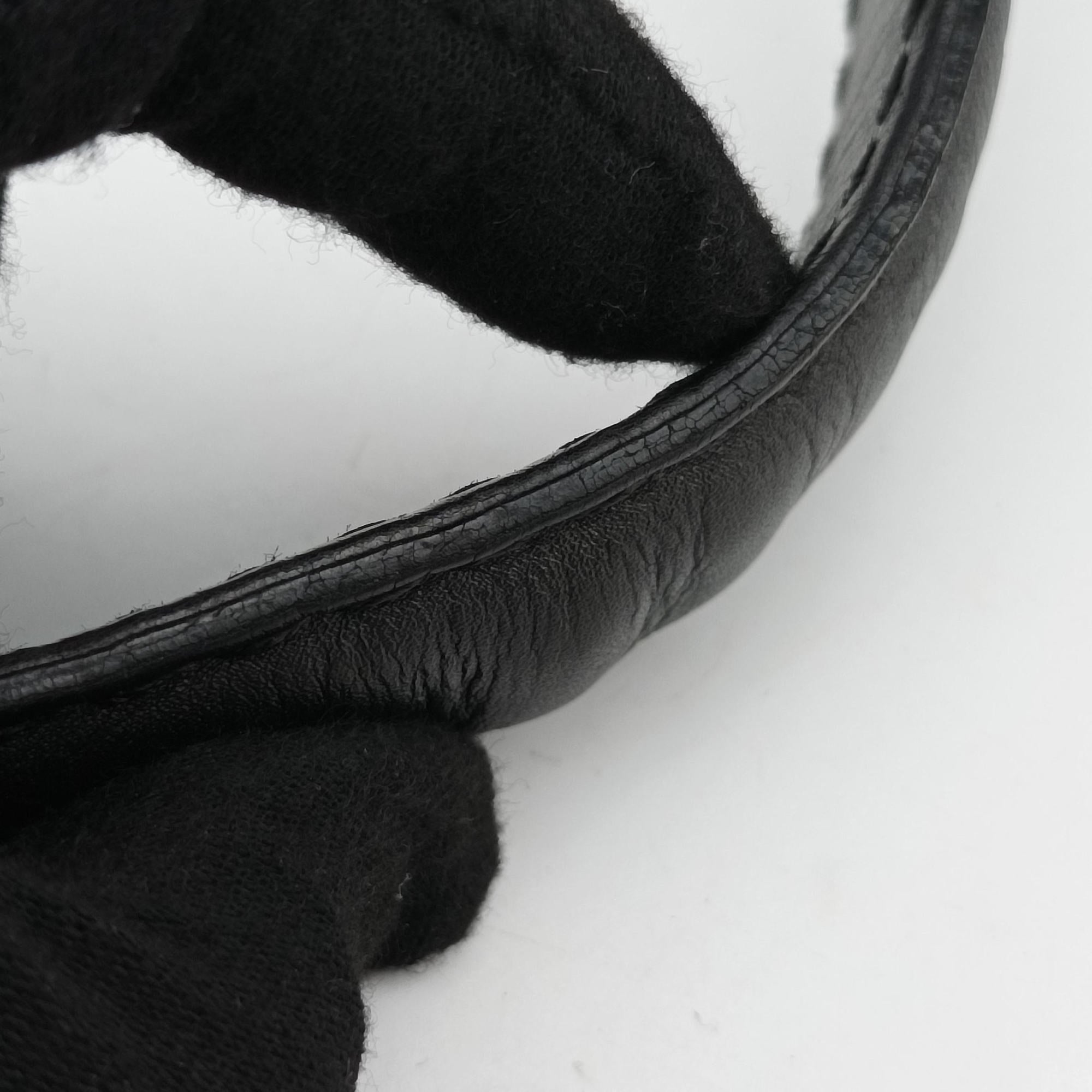 Queen Black canvas× leather 189885 H1546945クイーン ブラック キャンバス× レザー 189885 H1546945