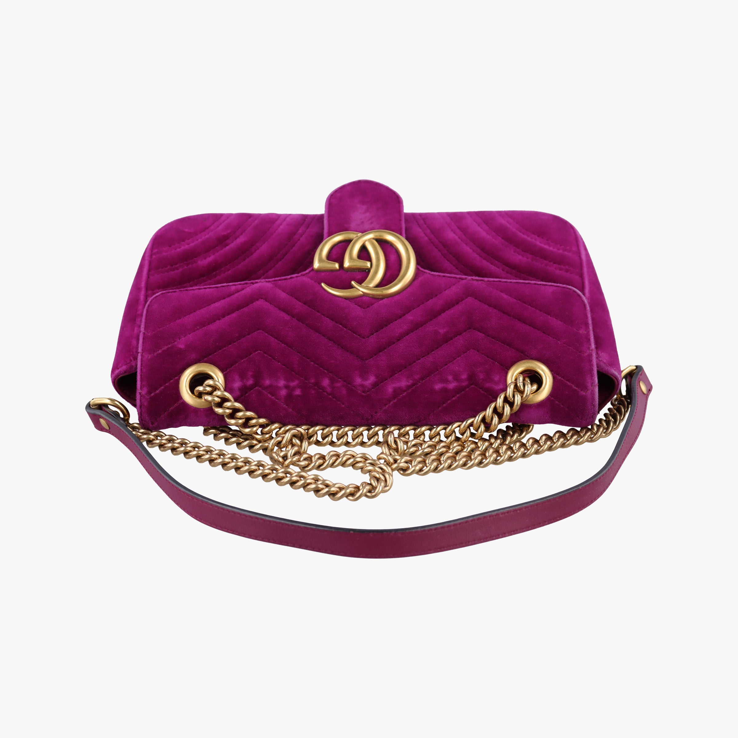 GG Marmont Purple velour 448497 A023108986GGマーモント パープル ベロア 448497 A023108986