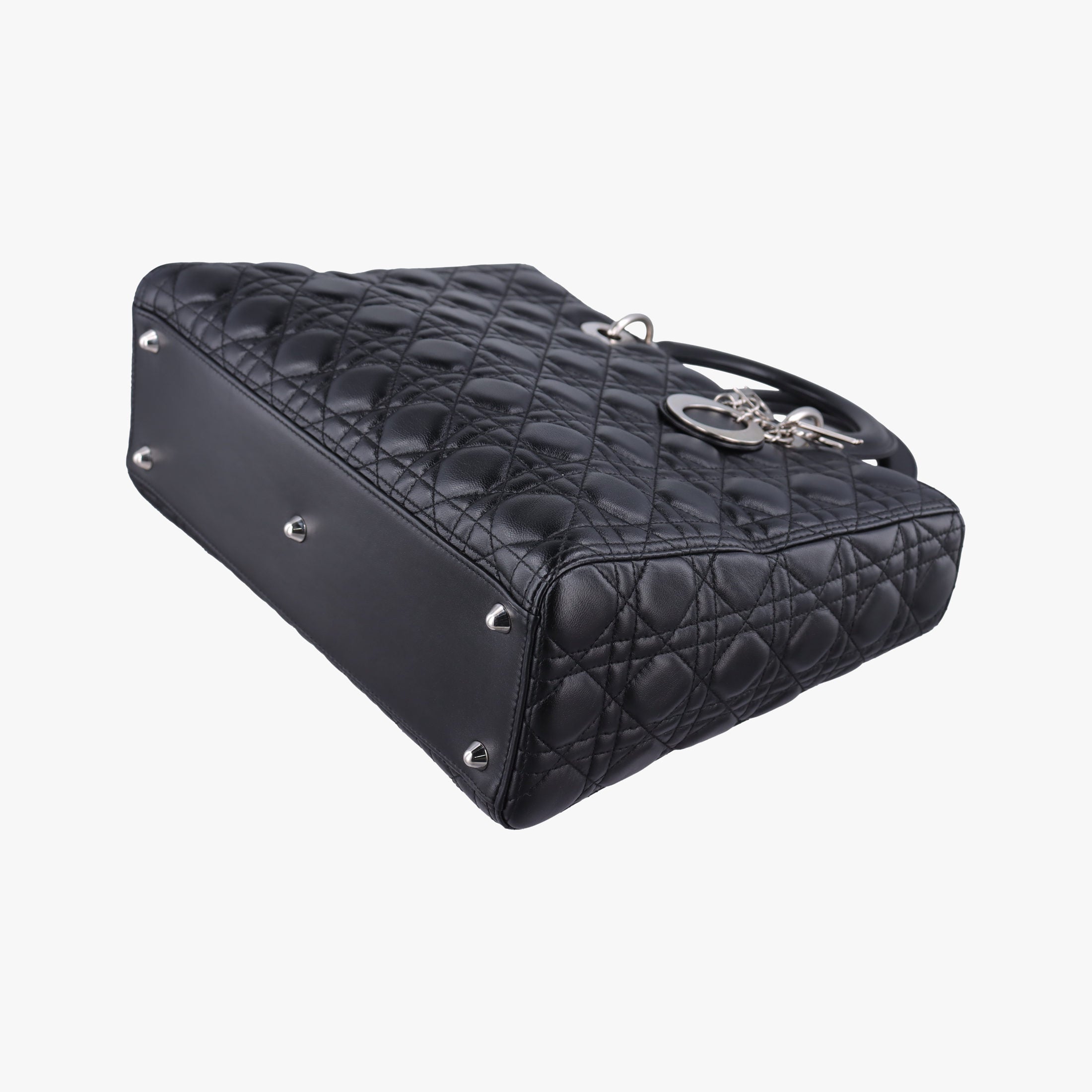 Lady Dior Black lambskin 18-MA-1104レディディオール ブラック ラムスキン 18-MA-1104