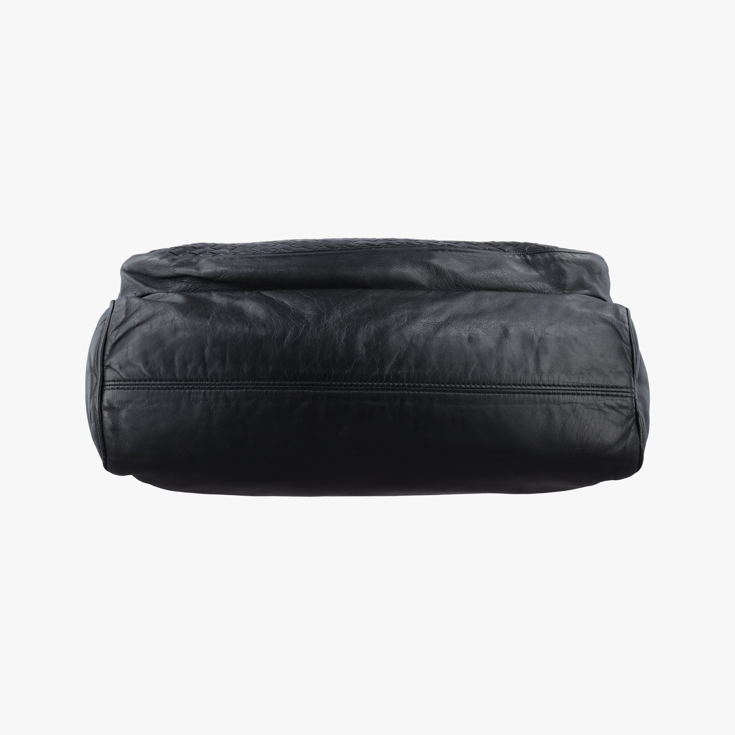 Intrecciato Black lambskin B01209693Rイントレチャート ブラック ラムスキン B01209693R