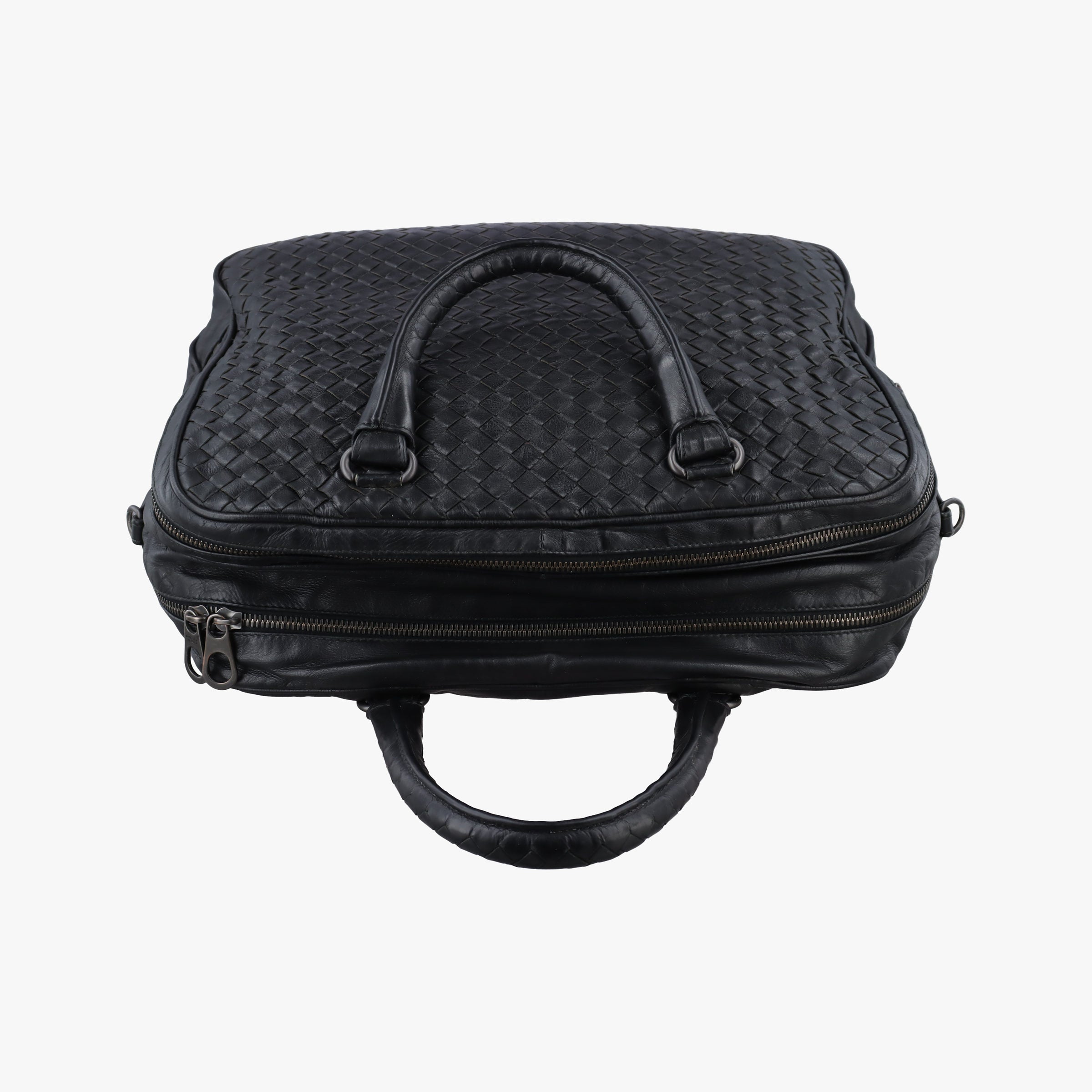 Intrecciato Black lambskin B01209693Rイントレチャート ブラック ラムスキン B01209693R