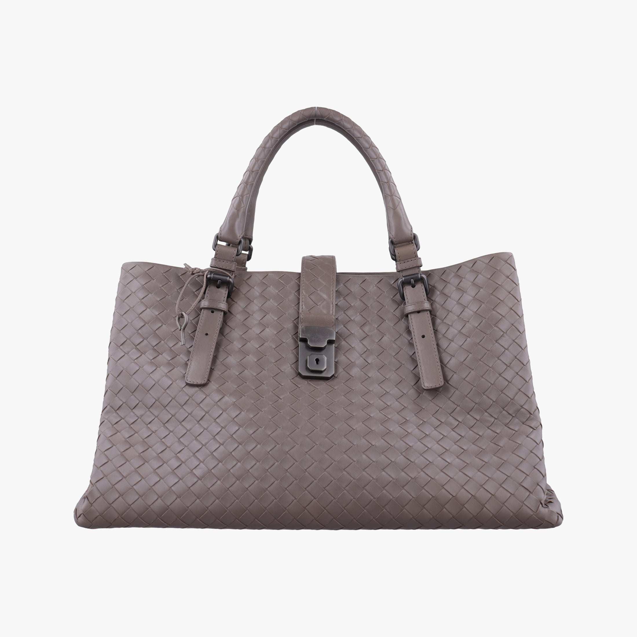 Roma Intrecciato Brown lambskin B00409209Pローマ イントレチャート ブラウン ラムスキン B00409209P
