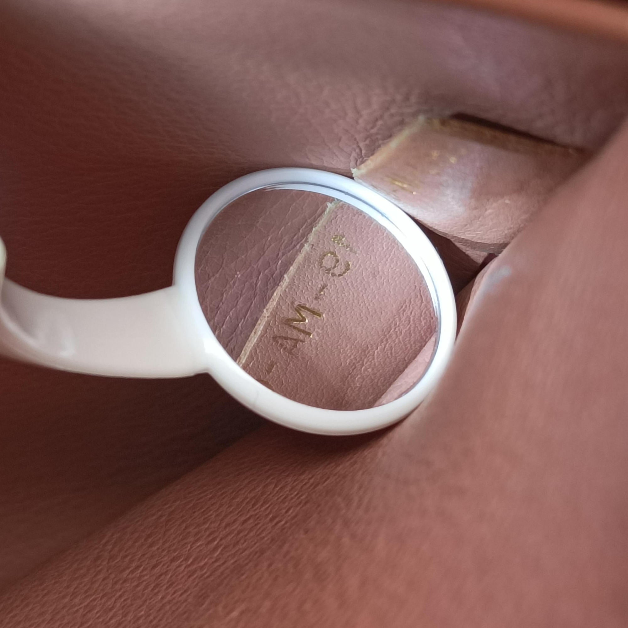 Diorissimo Beige Leather 19-MA-0153ディオリッシモ ベージュ レザー 19-MA-0153