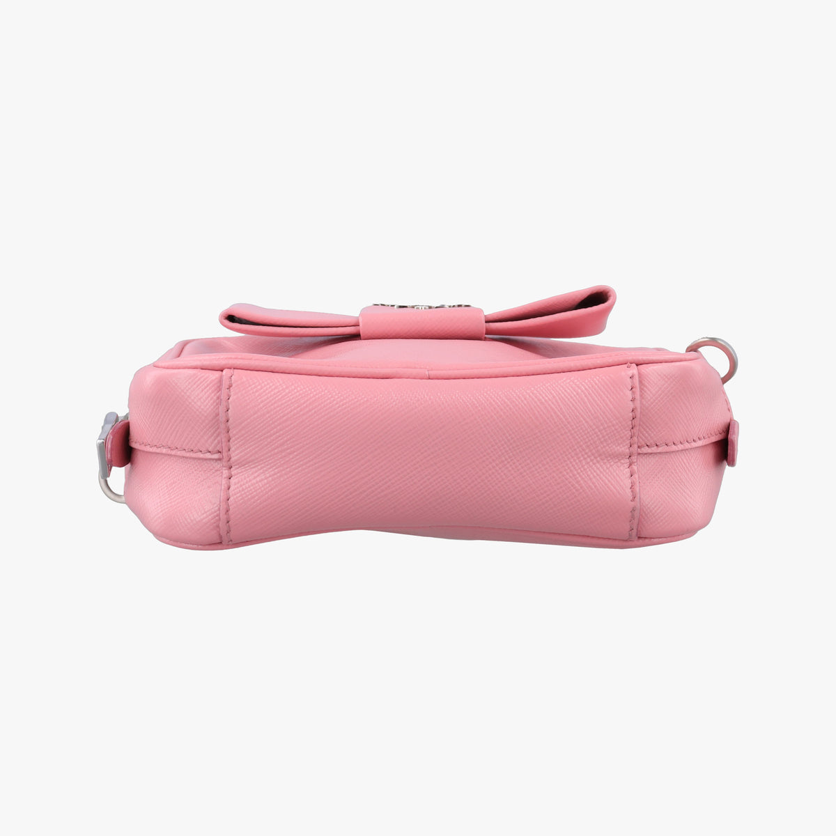 Ribbon Camera Pink Saffiano leather 1N1674 42 Iリボンカメラ ピンク サフィアーノレザー 1N1674 42 I