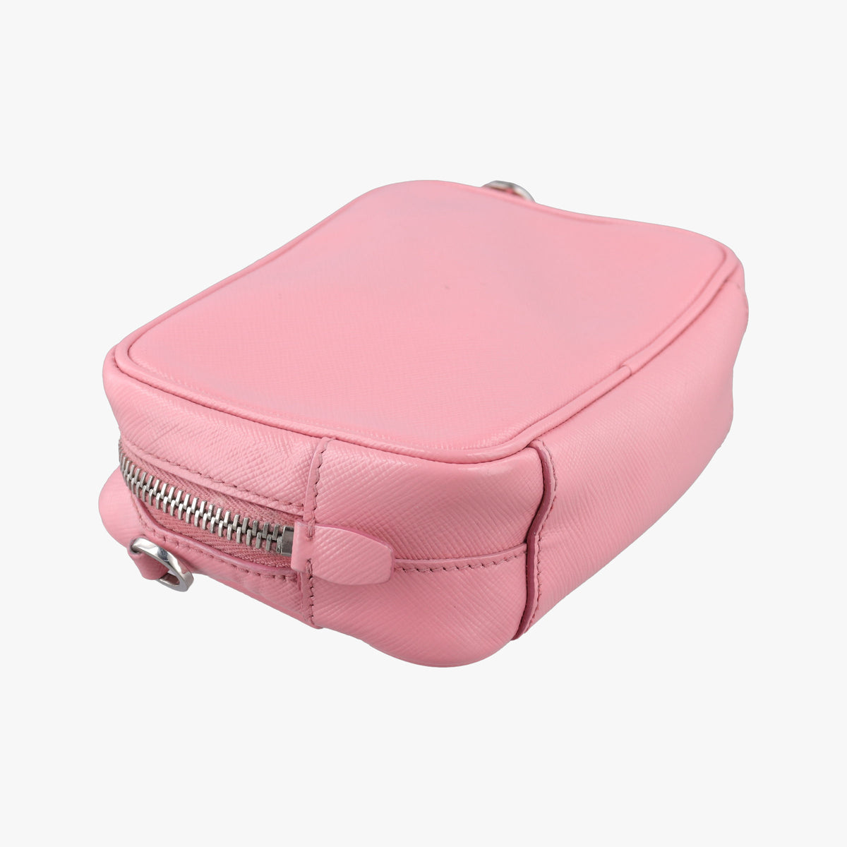 Ribbon Camera Pink Saffiano leather 1N1674 42 Iリボンカメラ ピンク サフィアーノレザー 1N1674 42 I