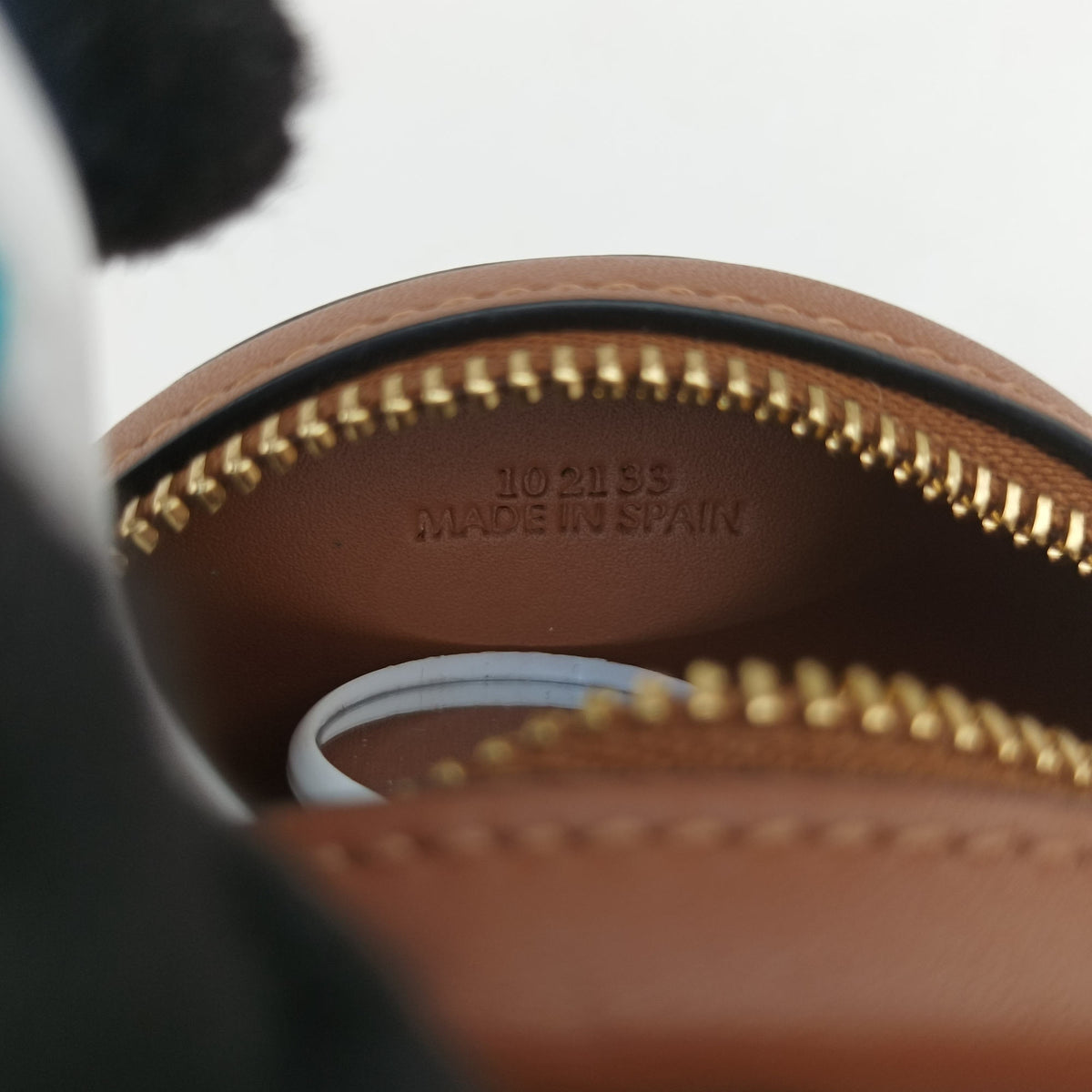 Cookie pouch Brown Leather 10 21 33クッキー ポーチ ブラウン レザー 10 21 33