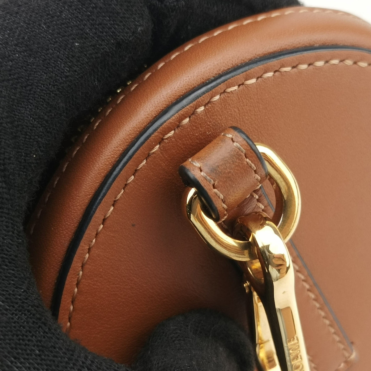 Cookie pouch Brown Leather 10 21 33クッキー ポーチ ブラウン レザー 10 21 33