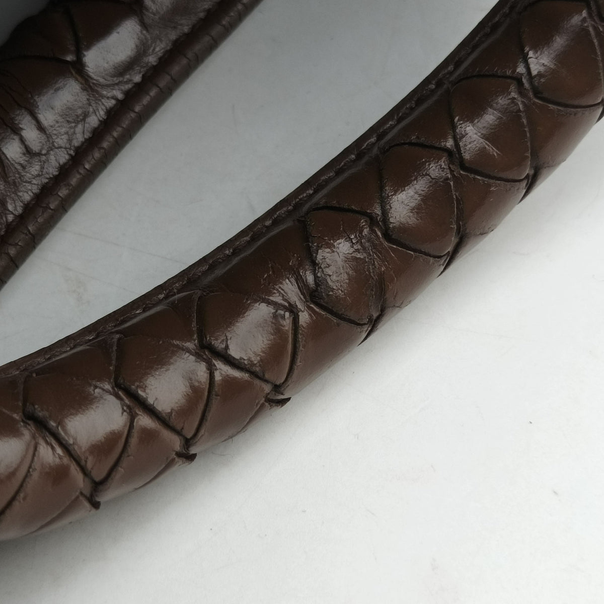 Intrecciato Brown lambskin B01135528Vイントレチャート ブラウン ラムスキン B01135528V