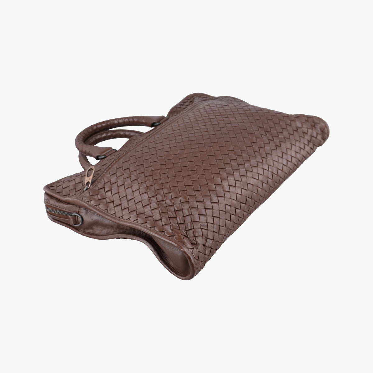 Intrecciato Brown lambskin B01135528Vイントレチャート ブラウン ラムスキン B01135528V