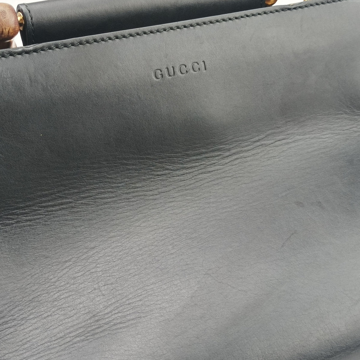 Bamboo Web Nymphaea Black Leather 459076 E021144074ニムフェア バンブー ウェブ ブラック レザー 459076 E021144074