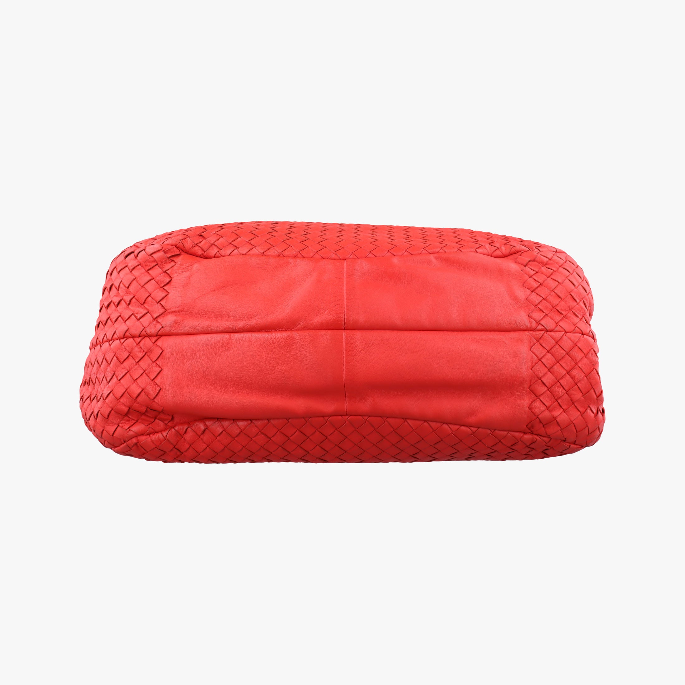 CAMPANA Intrecciato Red lambskin B00106913Mカンパーナ イントレチャート レッド ラムスキン B00106913M