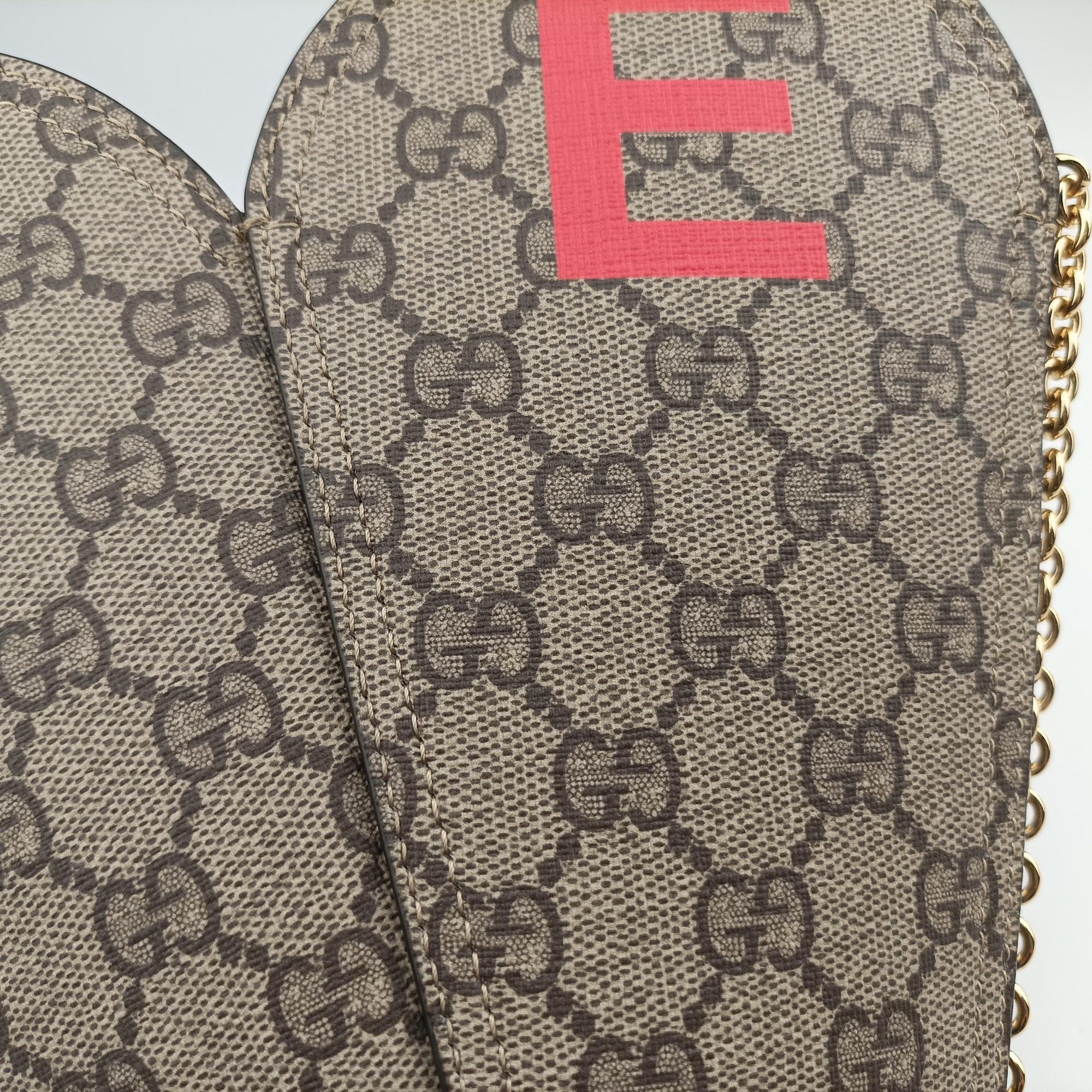 love heart Brown PVC coated canvas 678133 D036885243ラブ ハート ブラウン PVCコーティングキャンバス 678133 D036885243