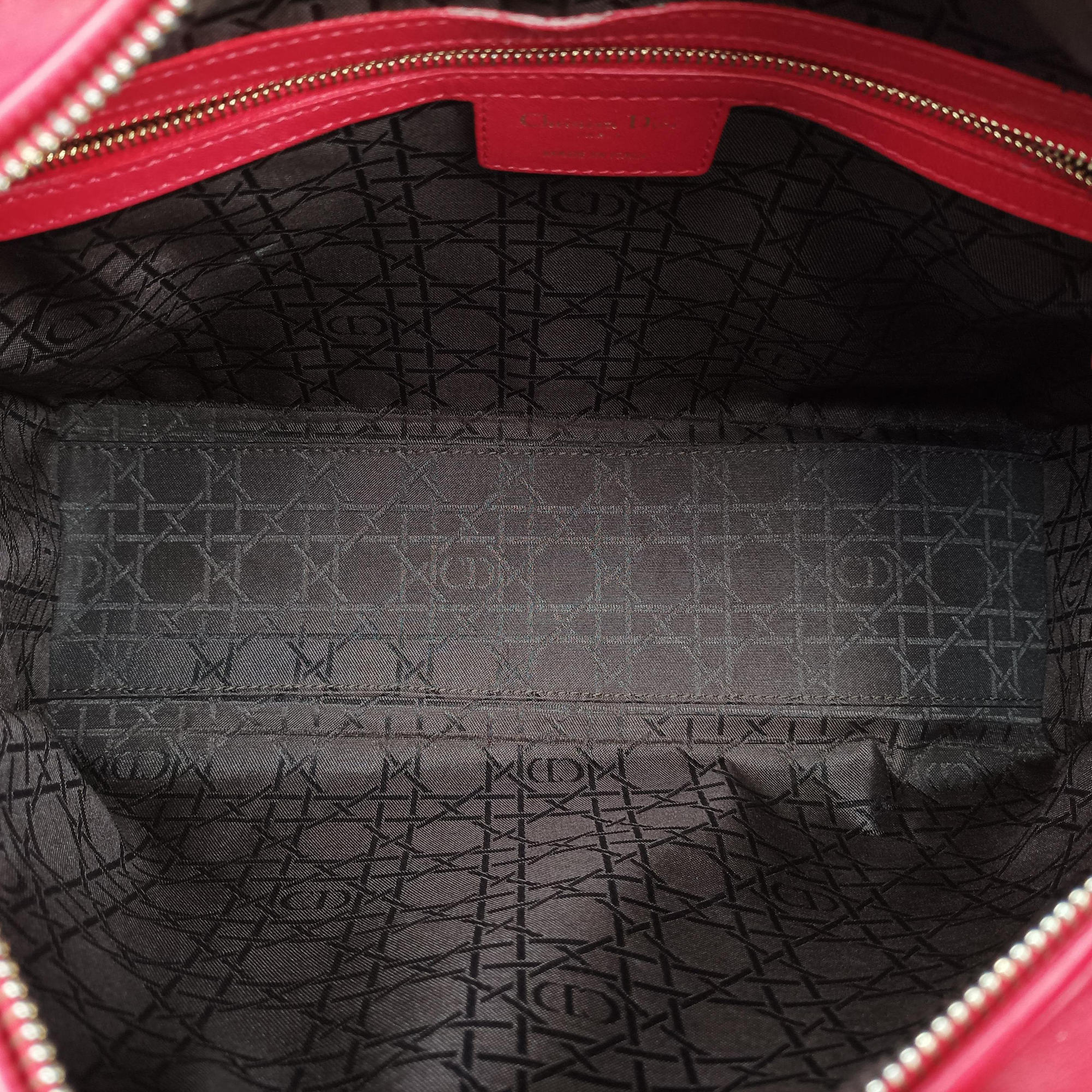 Lady Dior Red lambskin 15-BO-0143レディディオール レッド ラムスキン 15-BO-0143